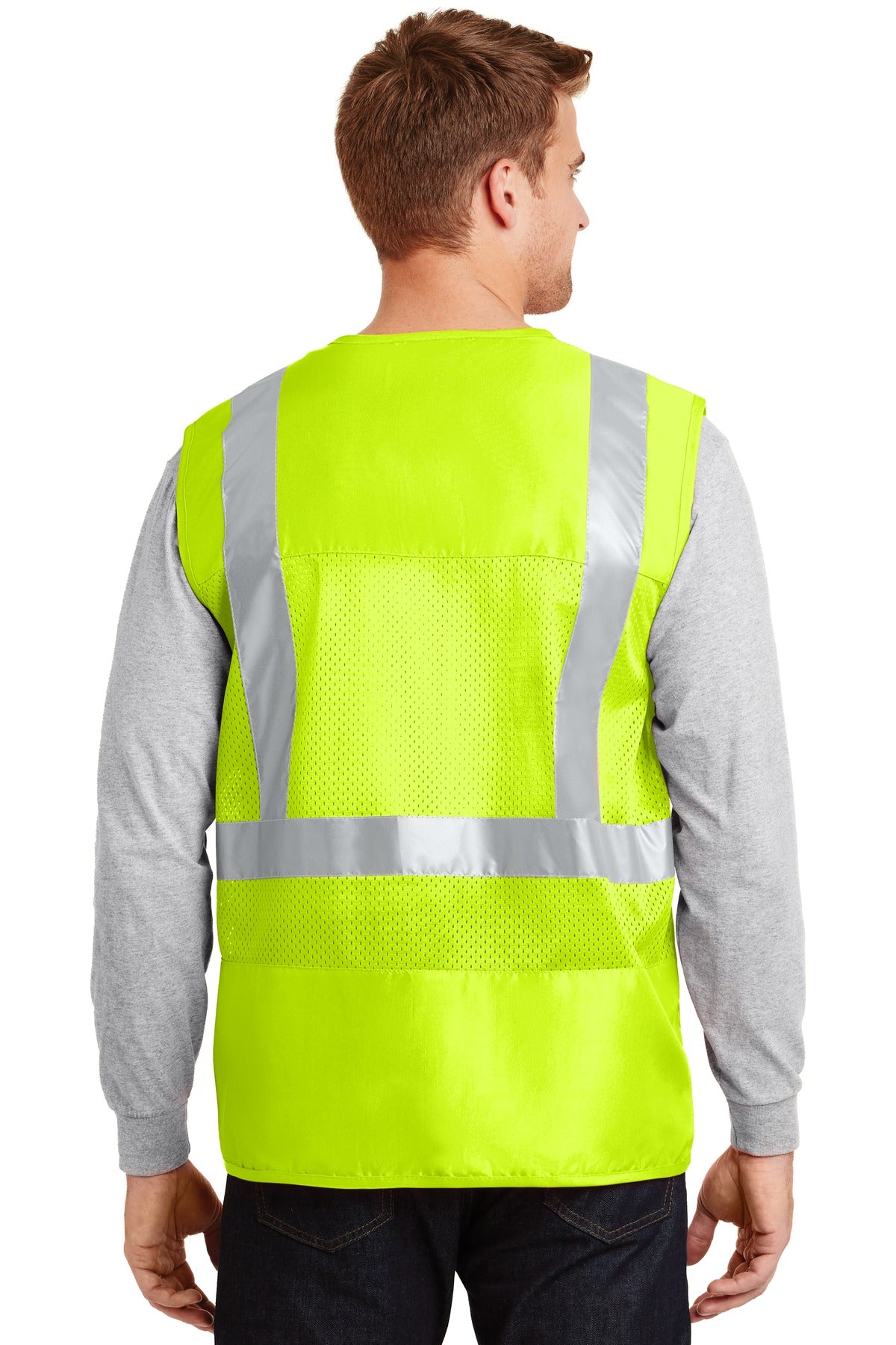 CornerStone ANSI 107 Class 2 Mesh Back Safety Vest CSV405