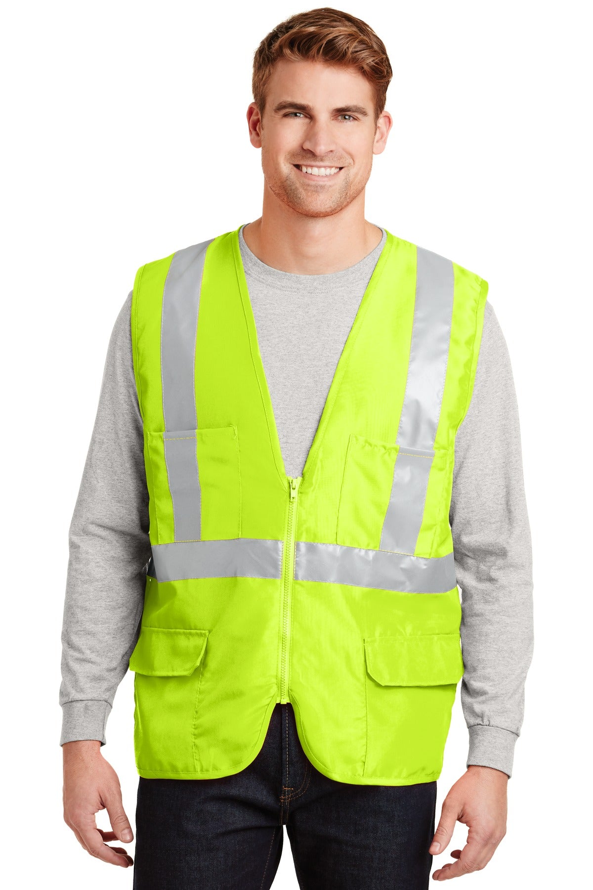 CornerStone ANSI 107 Class 2 Mesh Back Safety Vest CSV405