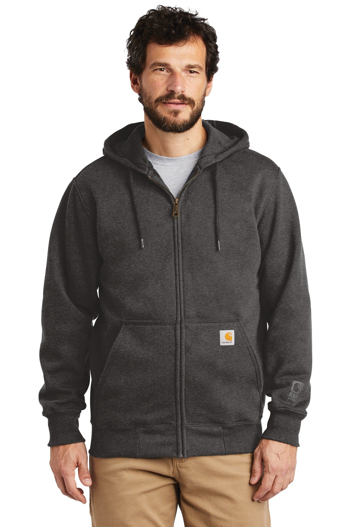 Carhartt Rain Defender Paxton Heavyweight Hooded Zip-Front Sweatshirt CT100614