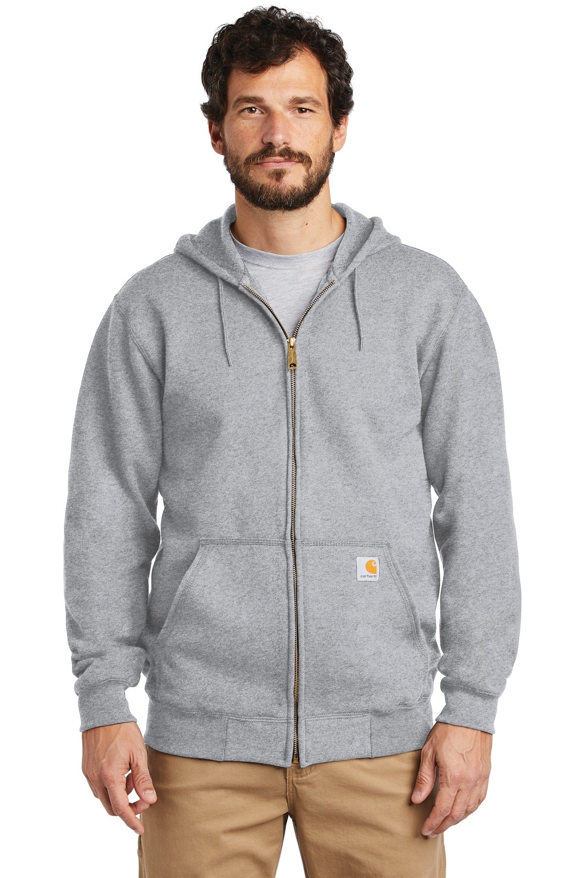 Carhartt Midweight Hooded Zip-Front Sweatshirt CTK122