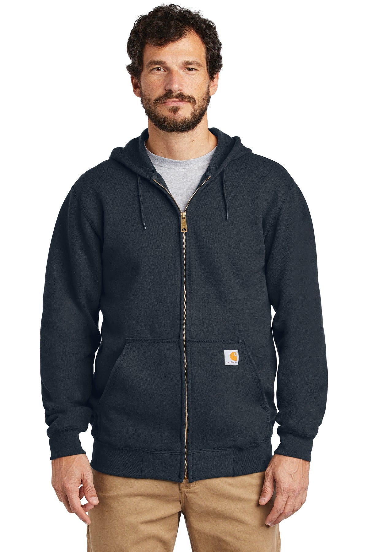 Carhartt Midweight Hooded Zip-Front Sweatshirt CTK122