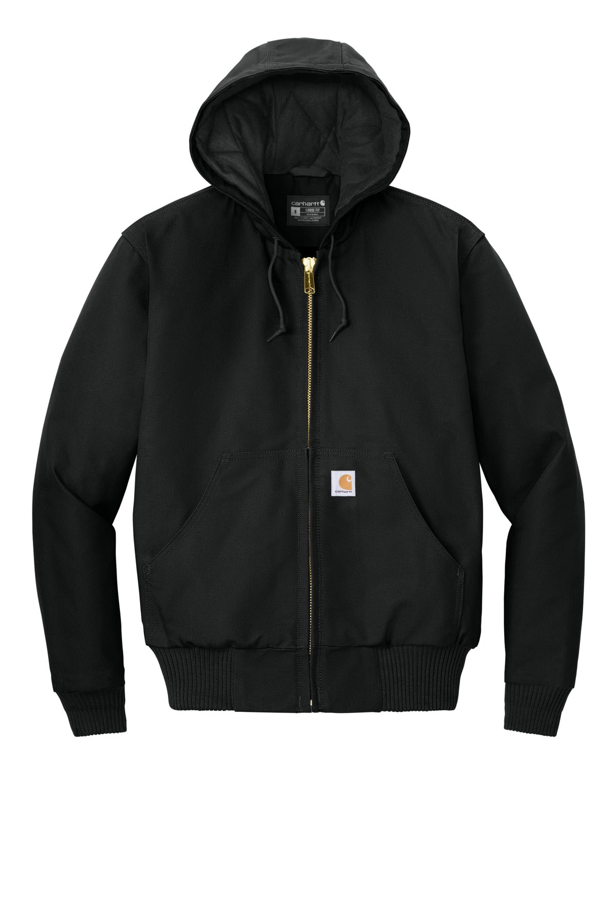 Carhartt Tall Quilted-Flannel-Lined Duck Active Jac CTT106677