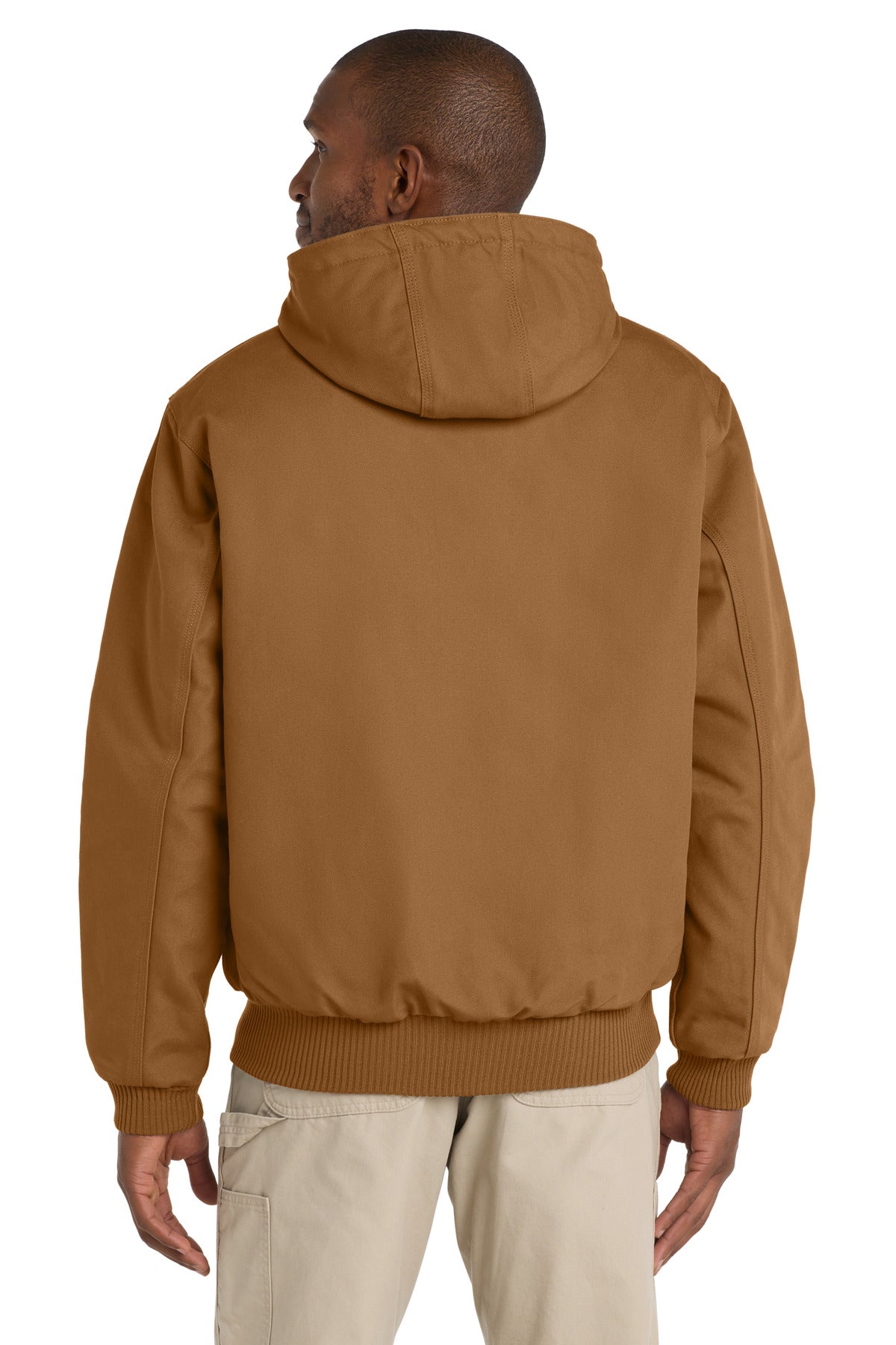 Carhartt Tall Quilted-Flannel-Lined Duck Active Jac CTT106677