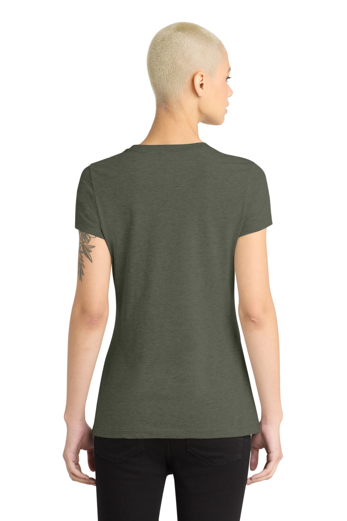 District Women's Perfect Blend CVC Tee DM108L