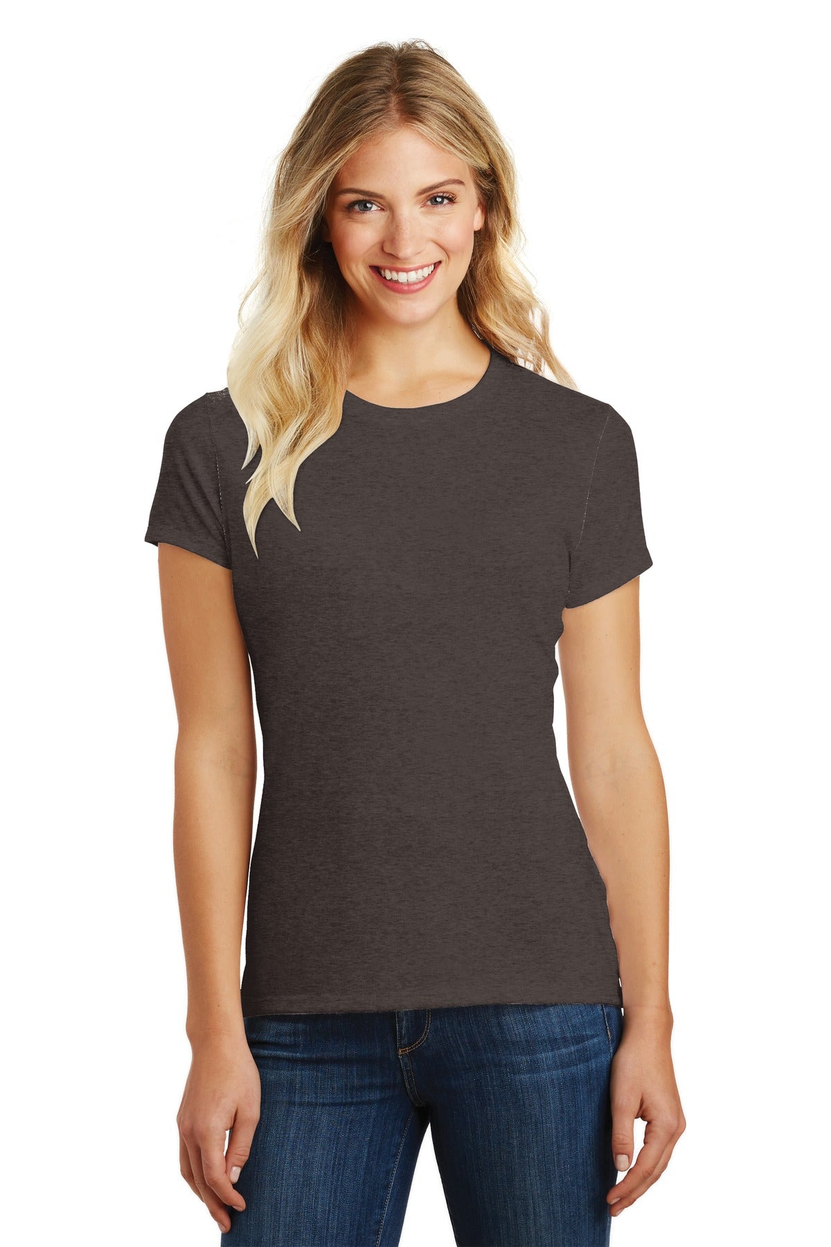 District Women's Perfect Blend CVC Tee DM108L