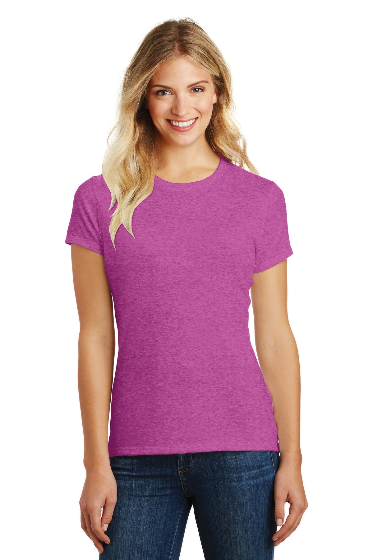 District Women's Perfect Blend CVC Tee DM108L