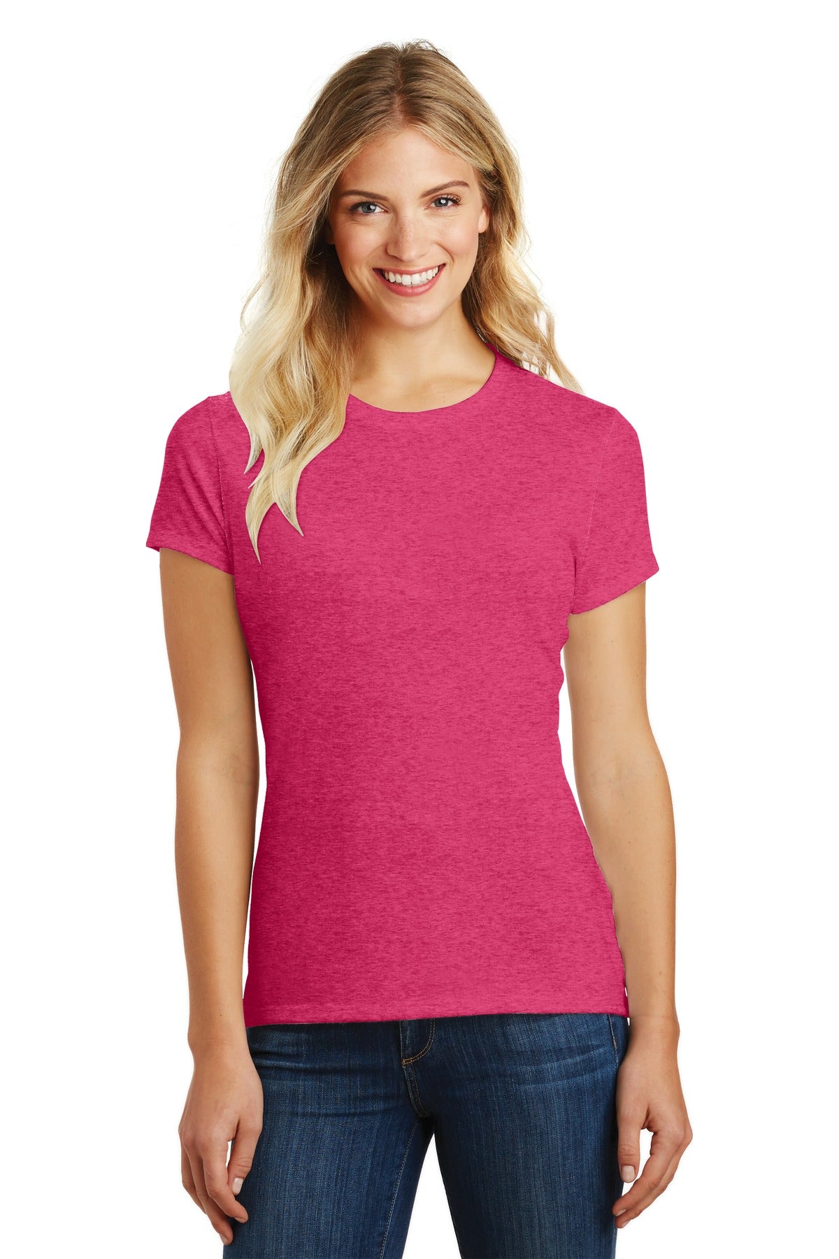 District Women's Perfect Blend CVC Tee DM108L