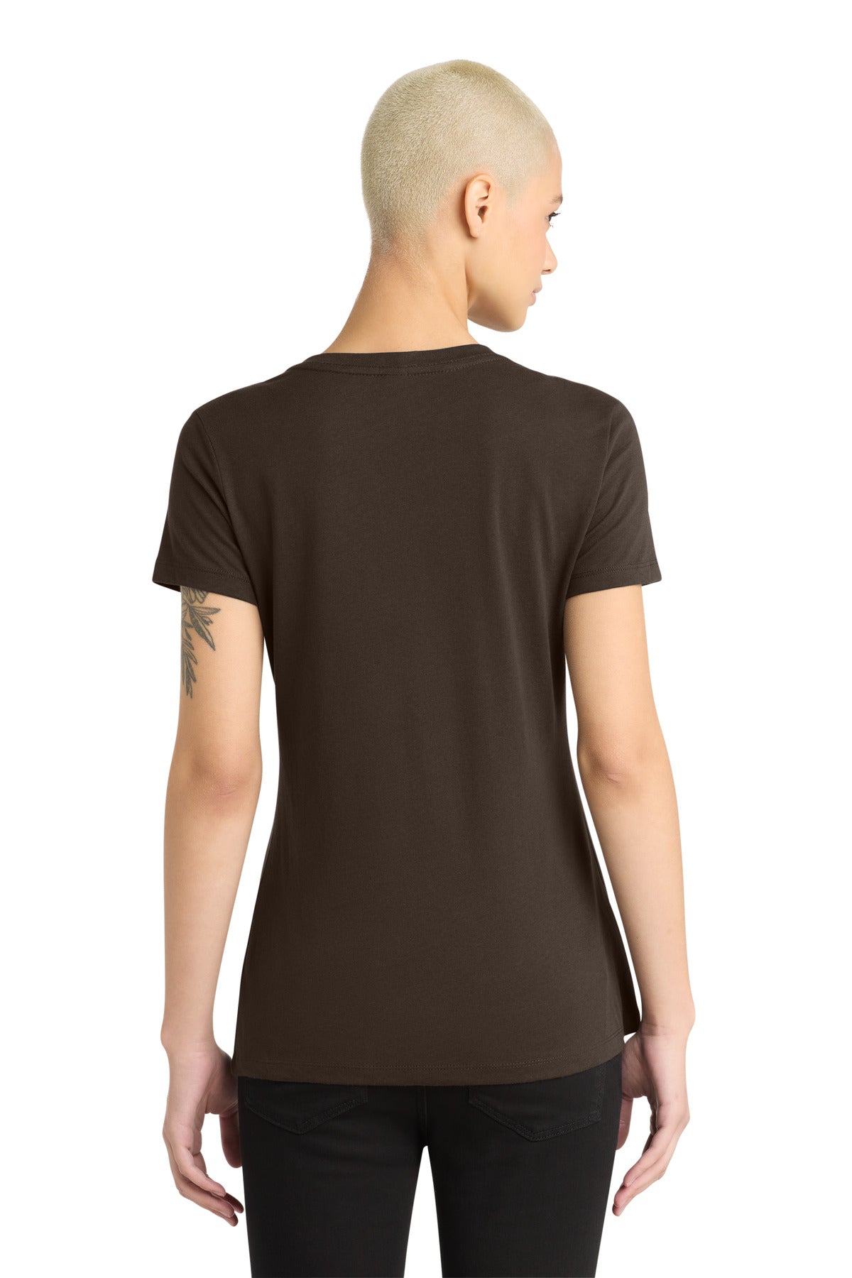 District Women's Perfect Weight V-Neck Tee DM1170L