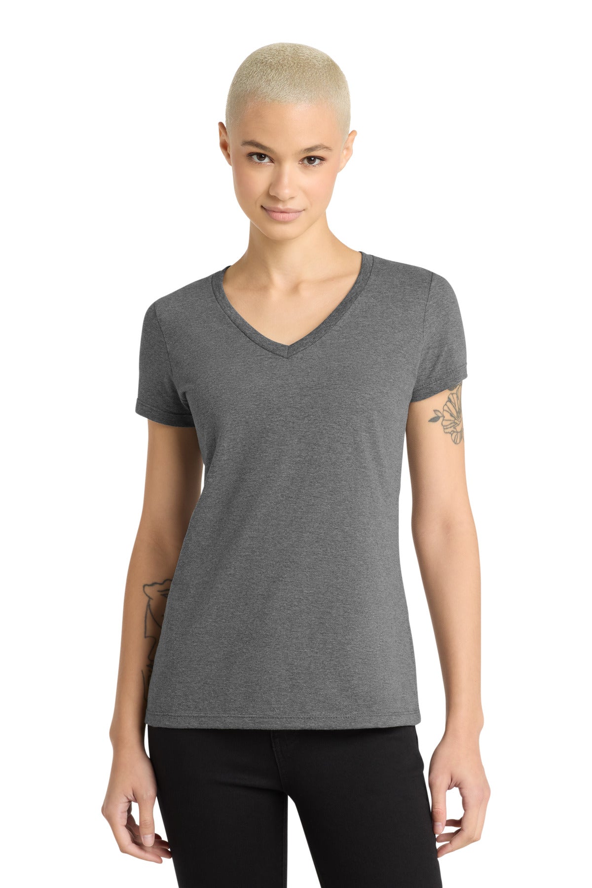 District Women's Perfect Weight V-Neck Tee DM1170L