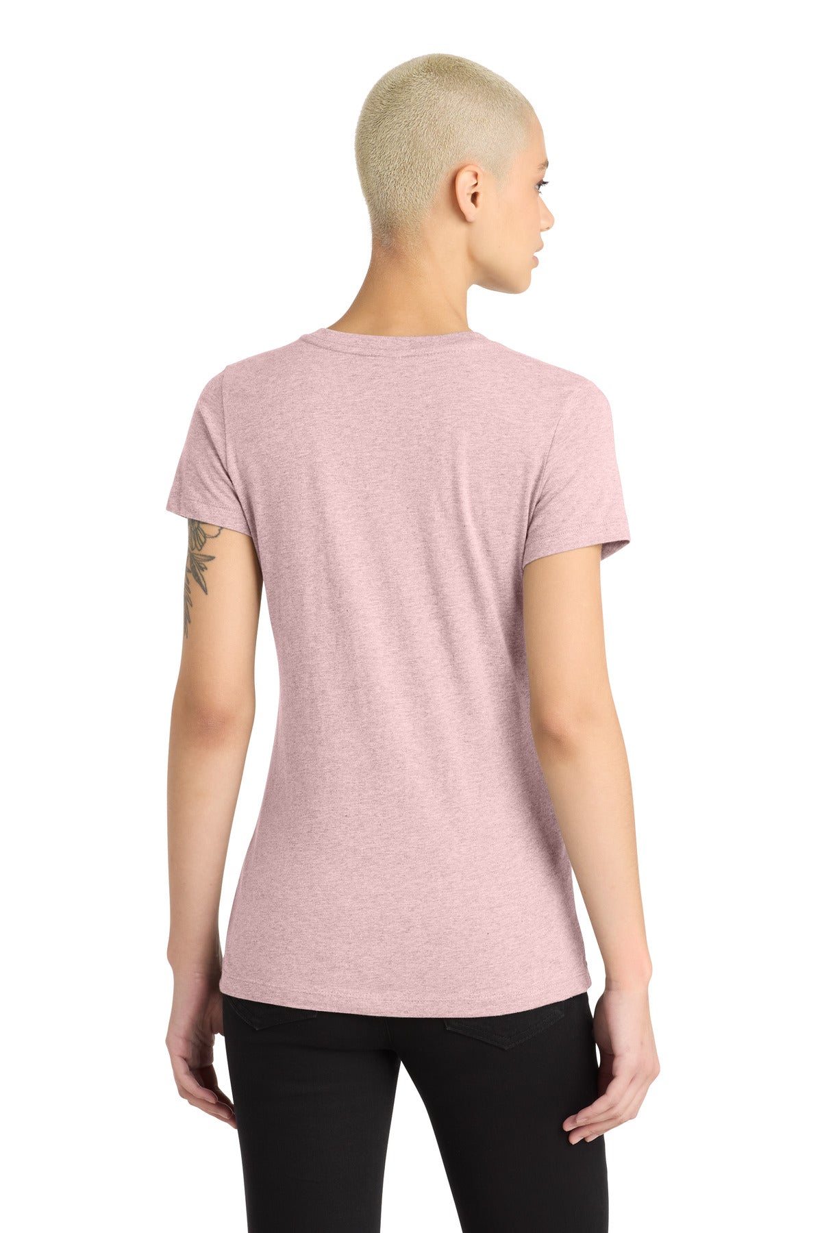 District Women's Perfect Blend CVC V-Neck Tee DM1190L