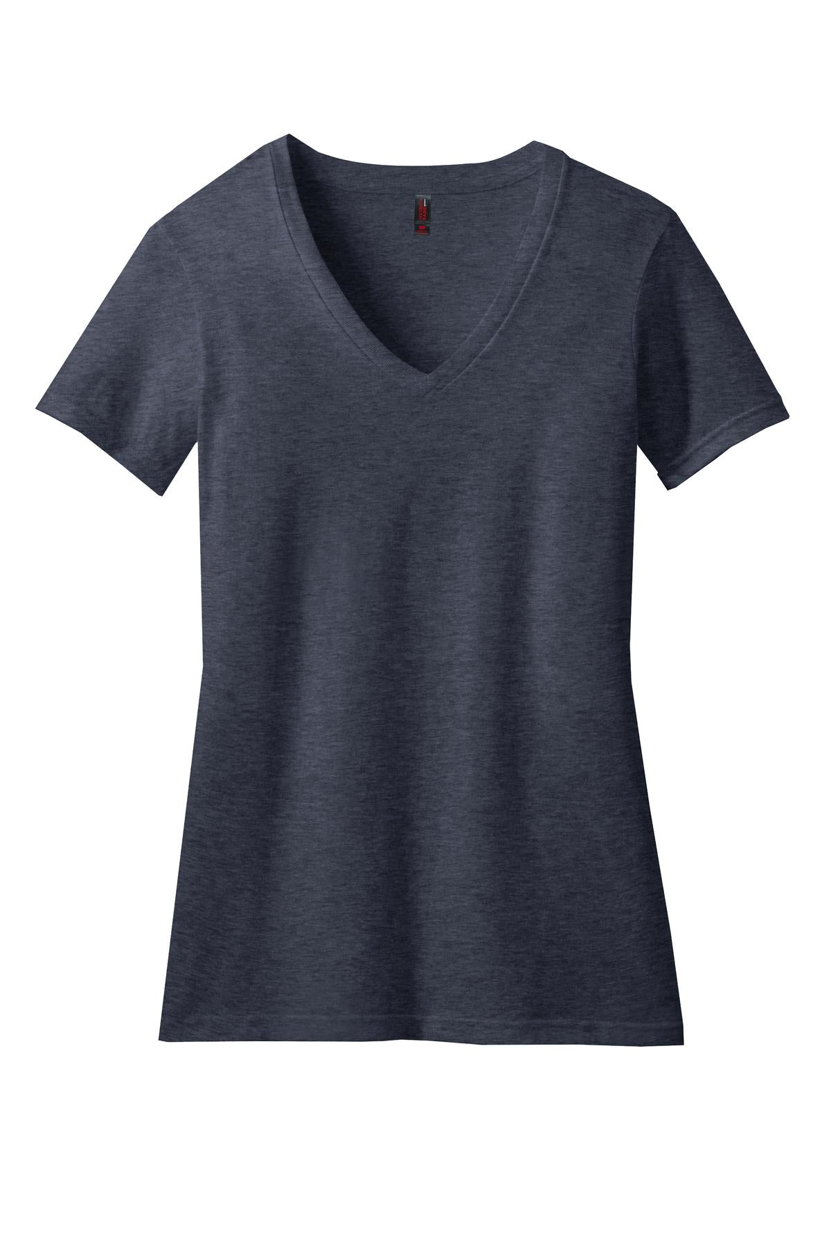 District Women's Perfect Blend CVC V-Neck Tee DM1190L