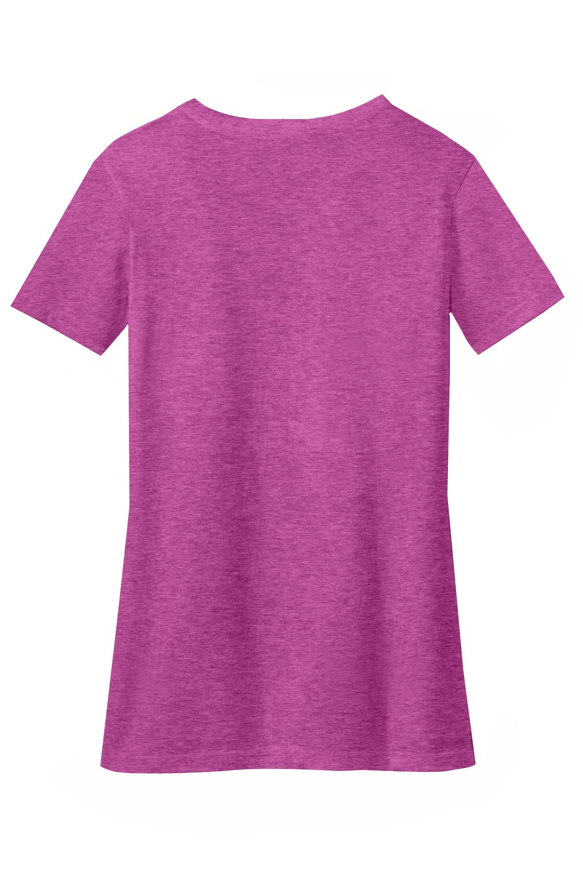 District Women's Perfect Blend CVC V-Neck Tee DM1190L