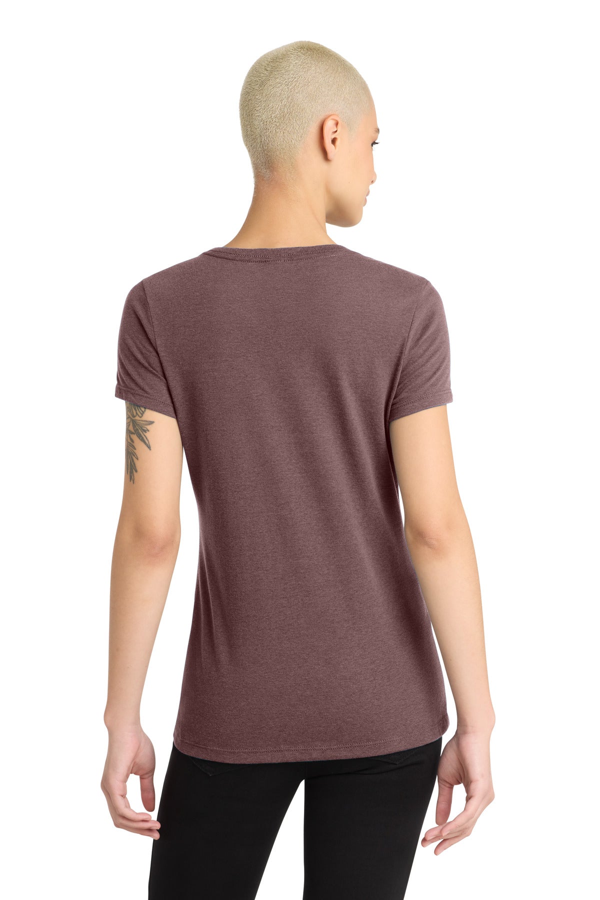 District Women's Perfect Blend CVC V-Neck Tee DM1190L
