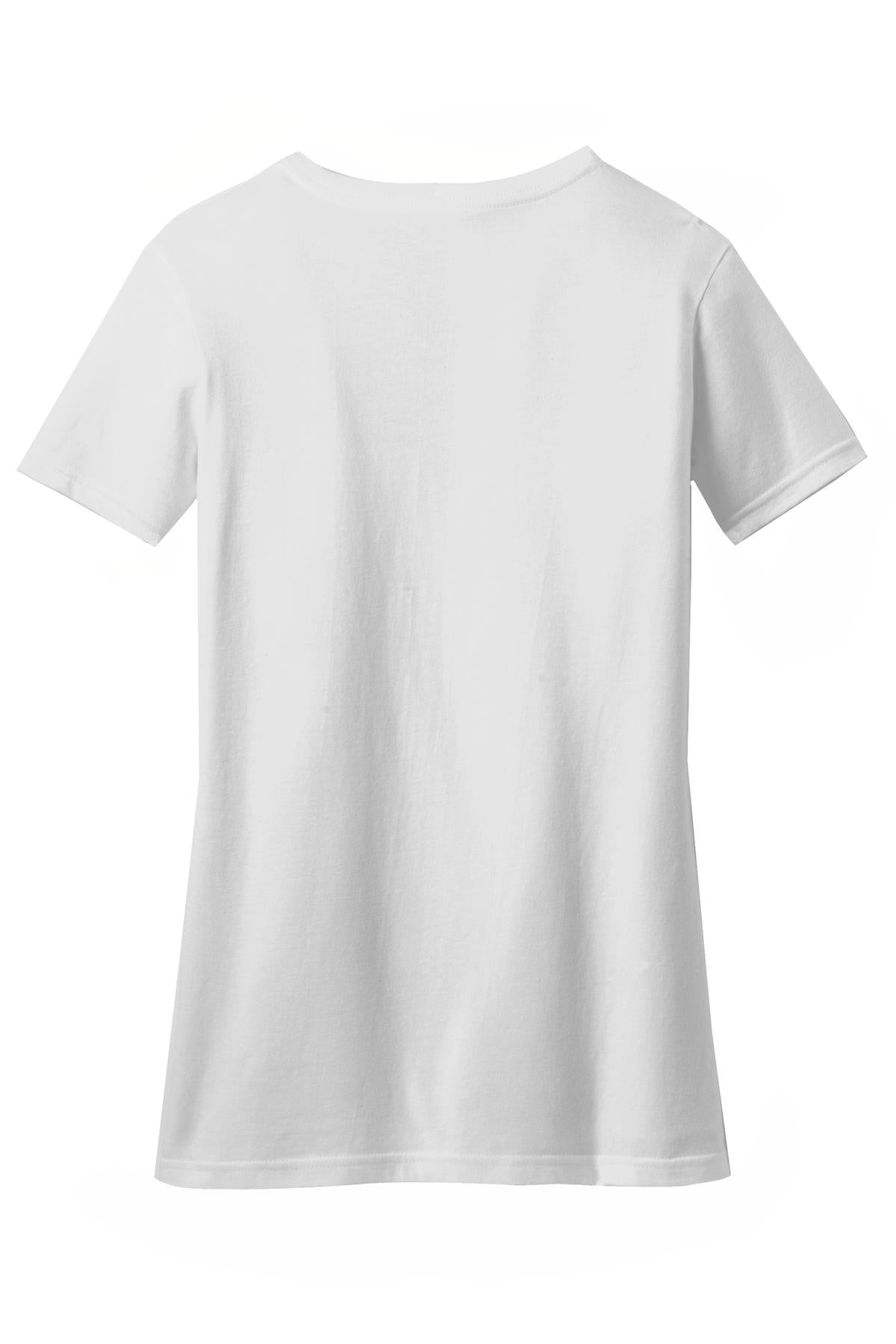 District Women's Perfect Blend CVC V-Neck Tee DM1190L