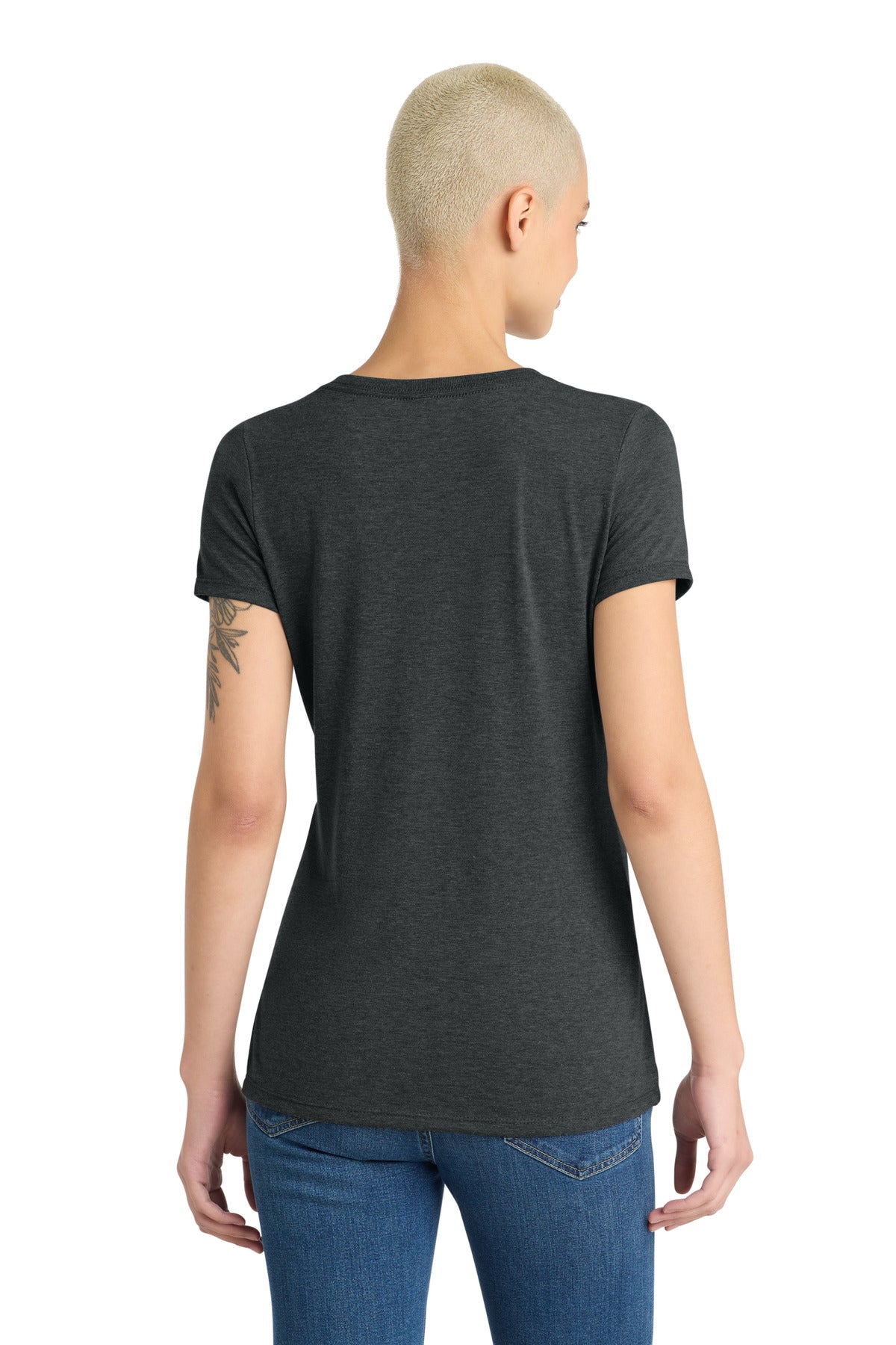 District Women's Perfect Tri V-Neck Tee DM1350L