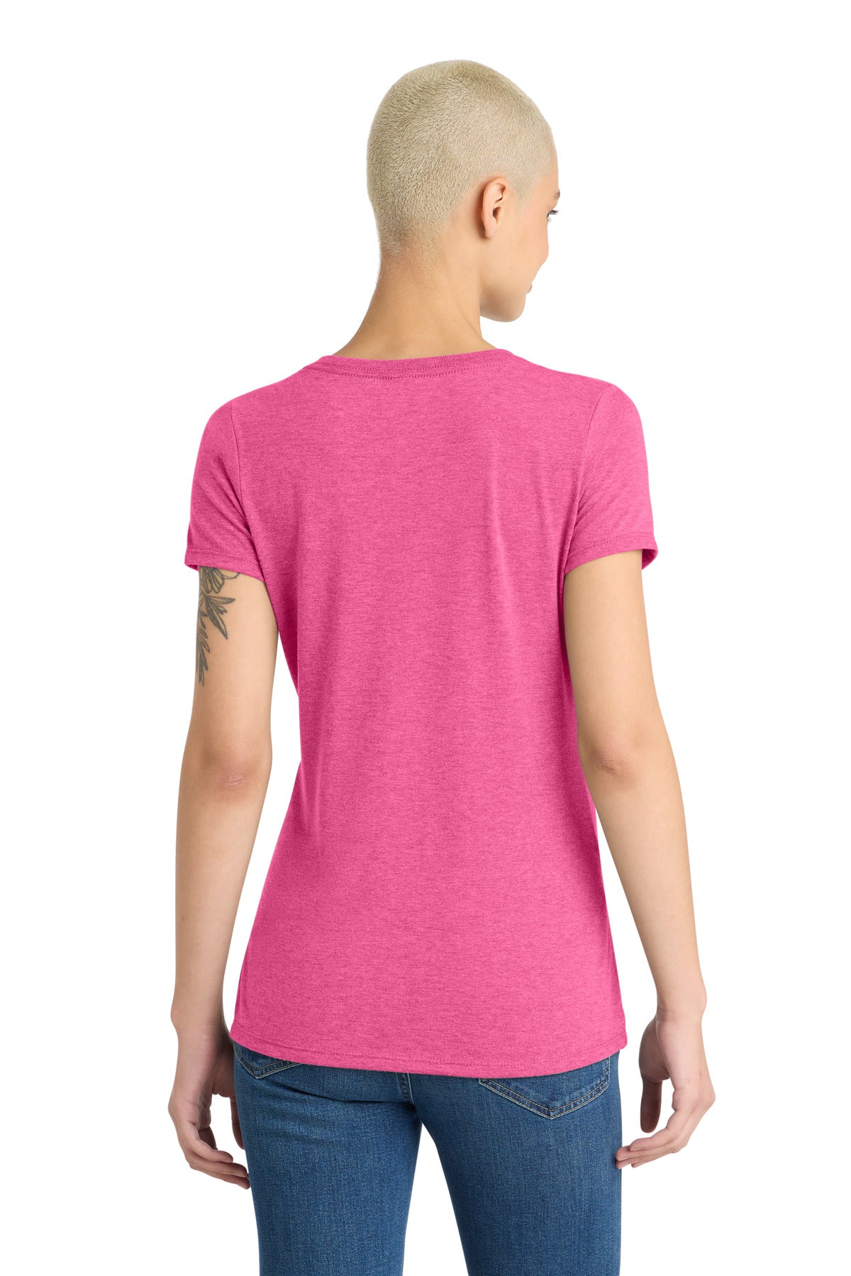 District Women's Perfect Tri V-Neck Tee DM1350L