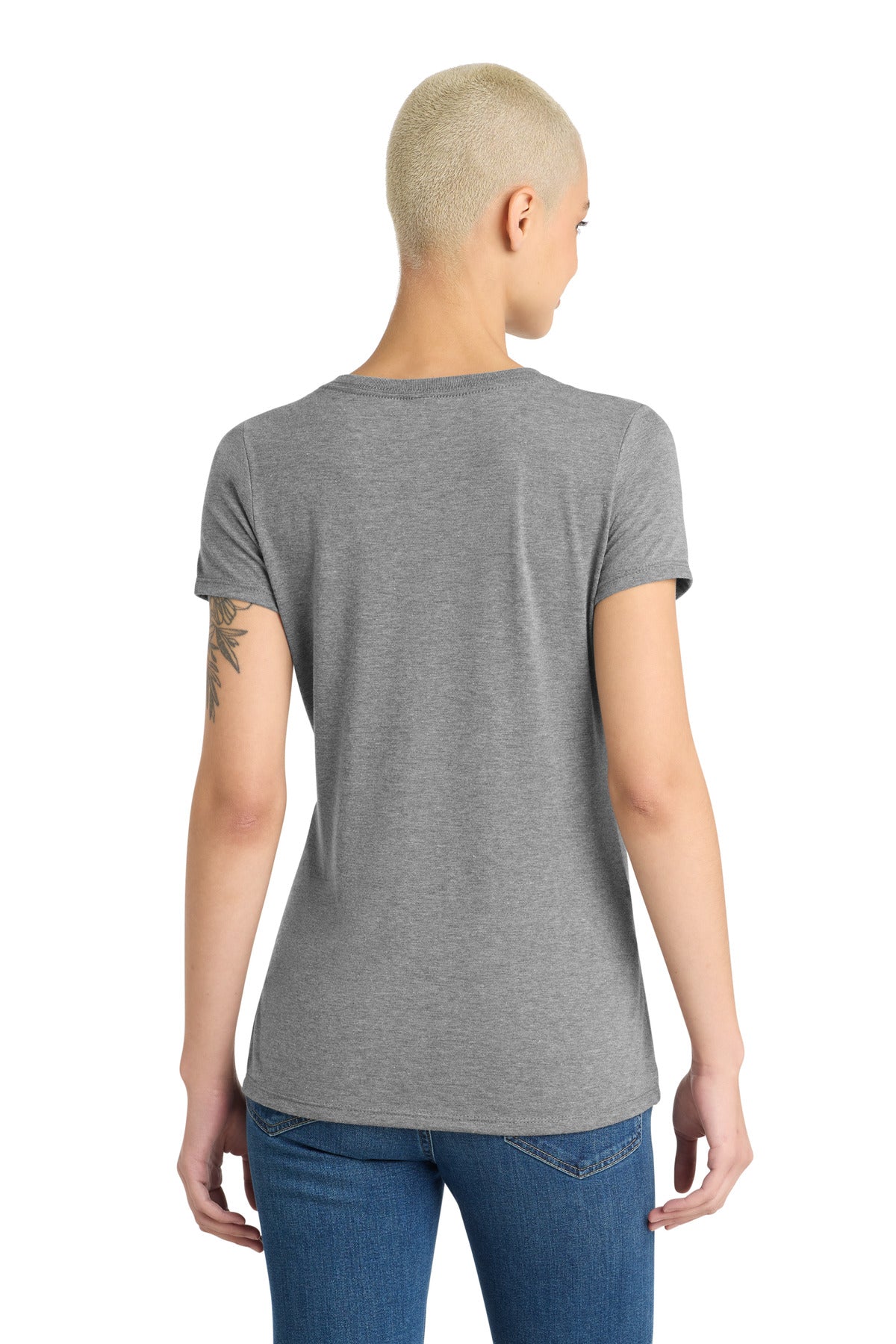 District Women's Perfect Tri V-Neck Tee DM1350L