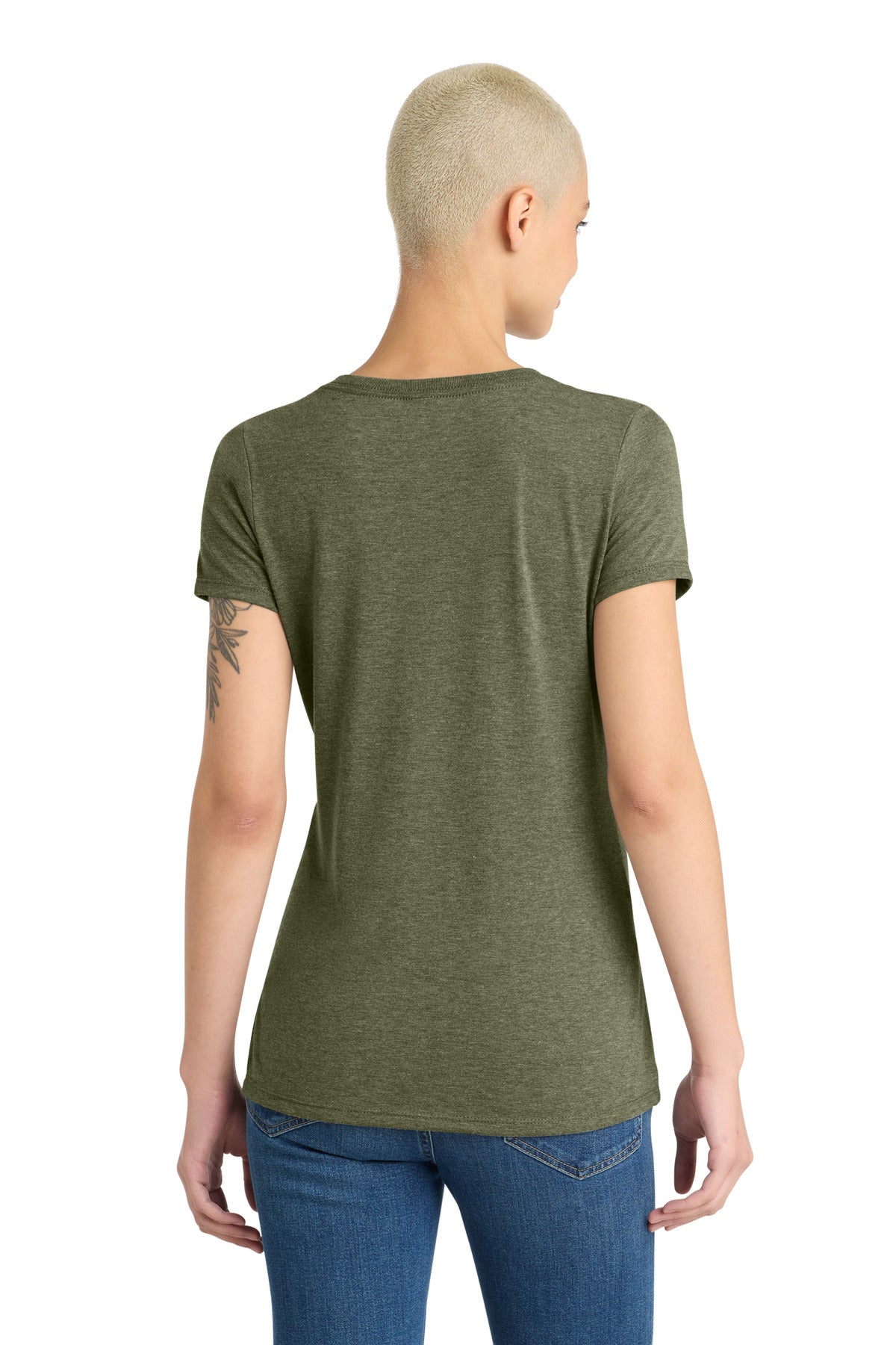 District Women's Perfect Tri V-Neck Tee DM1350L