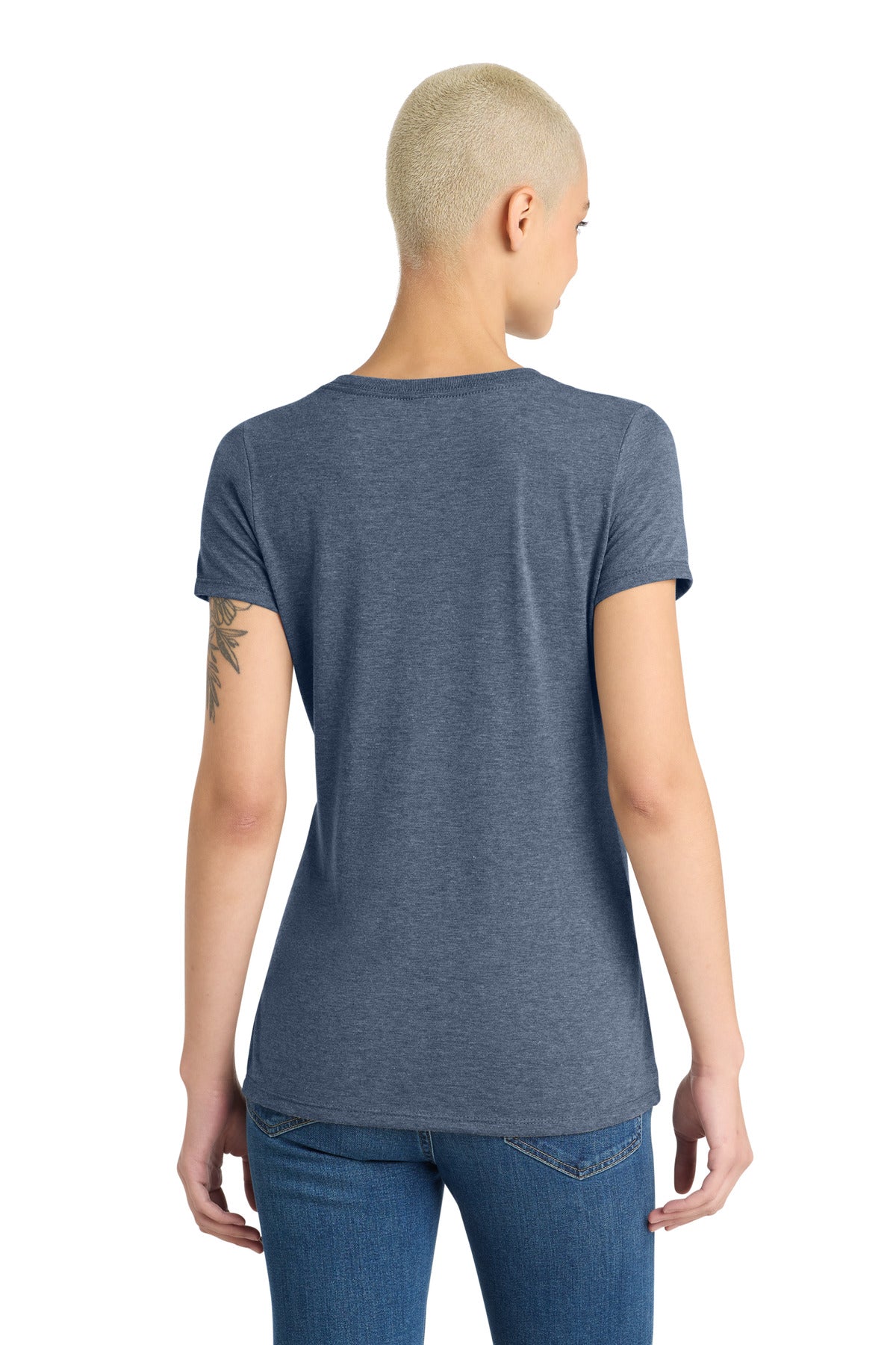 District Women's Perfect Tri V-Neck Tee DM1350L