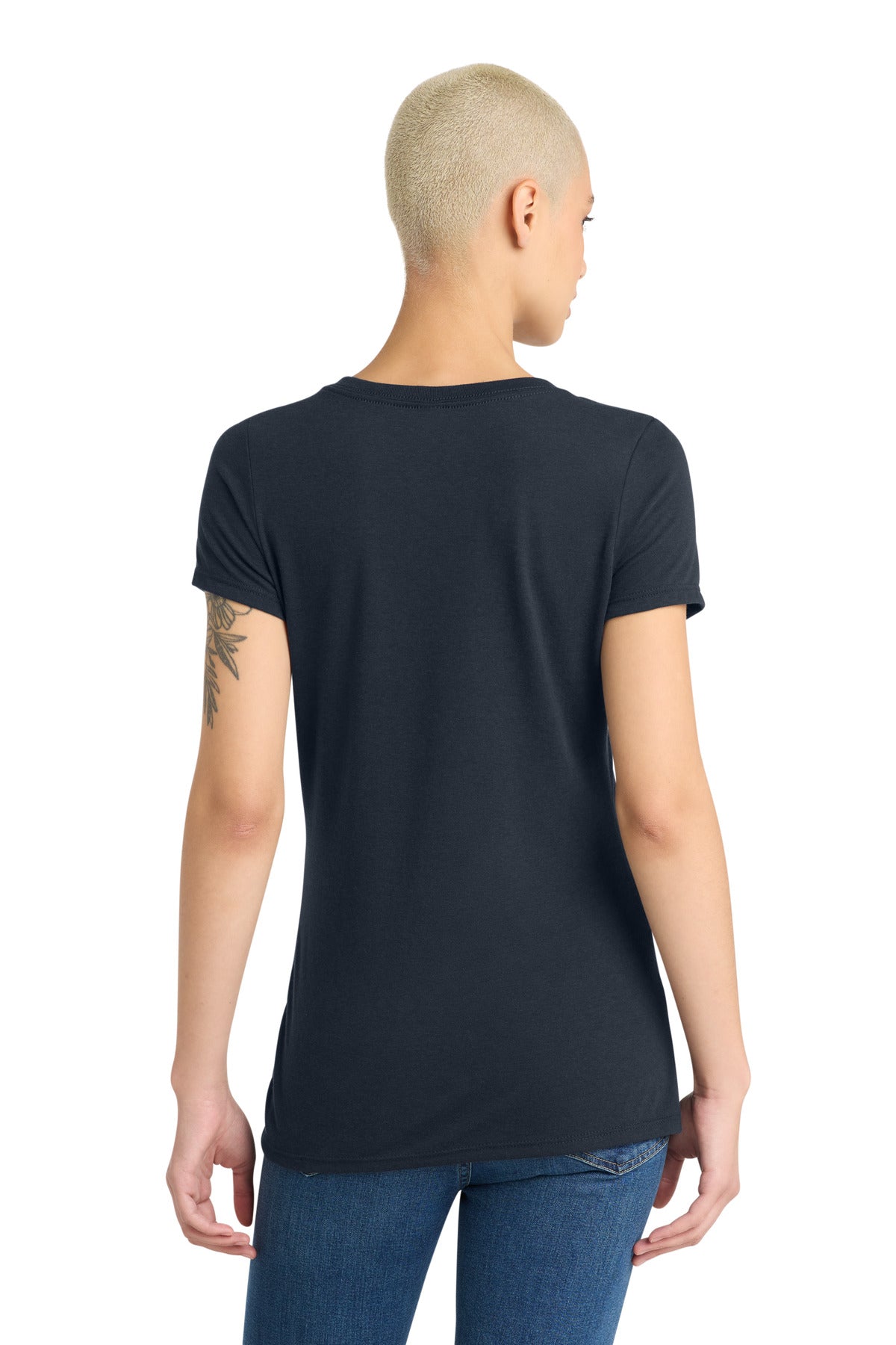 District Women's Perfect Tri V-Neck Tee DM1350L