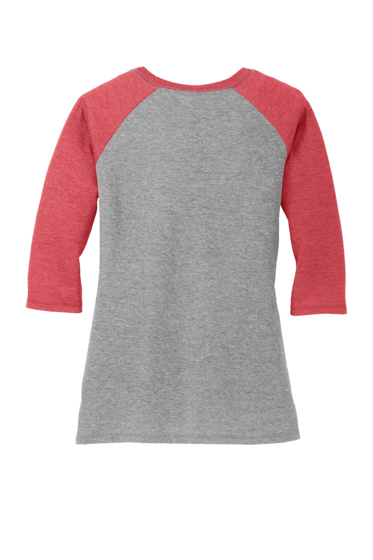 District Women's Perfect Tri 3/4-Sleeve Raglan DM136L
