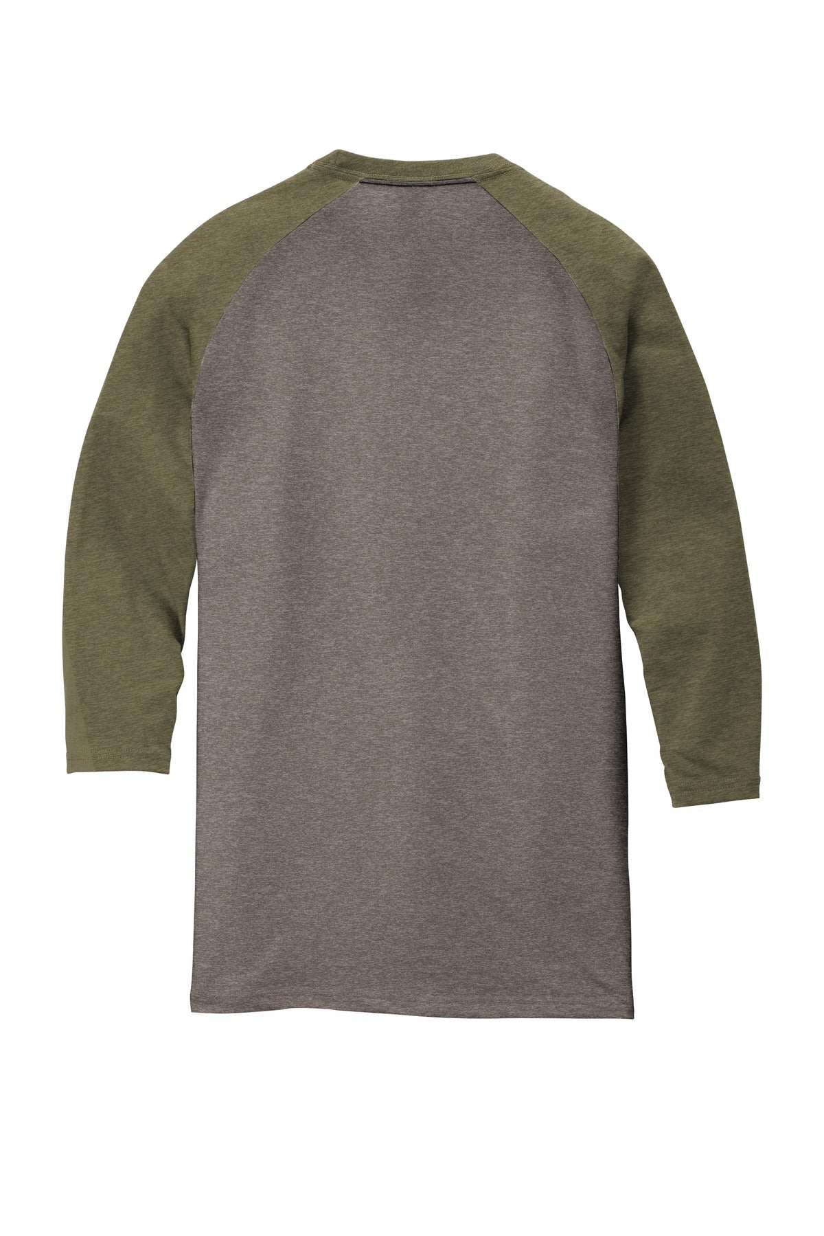 District Perfect Tri 3/4-Sleeve Raglan. DM136