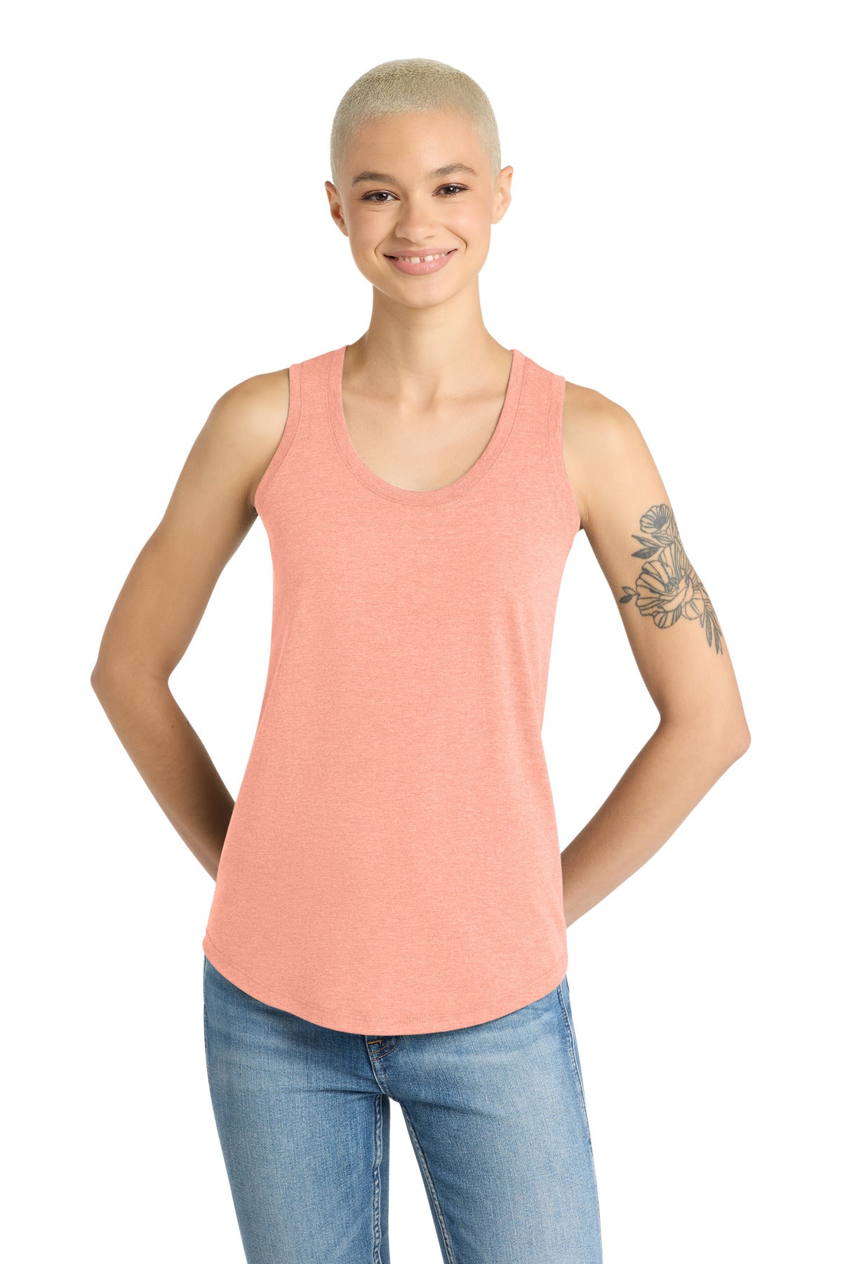 District Women's Perfect Tri Racerback Tank DM138L