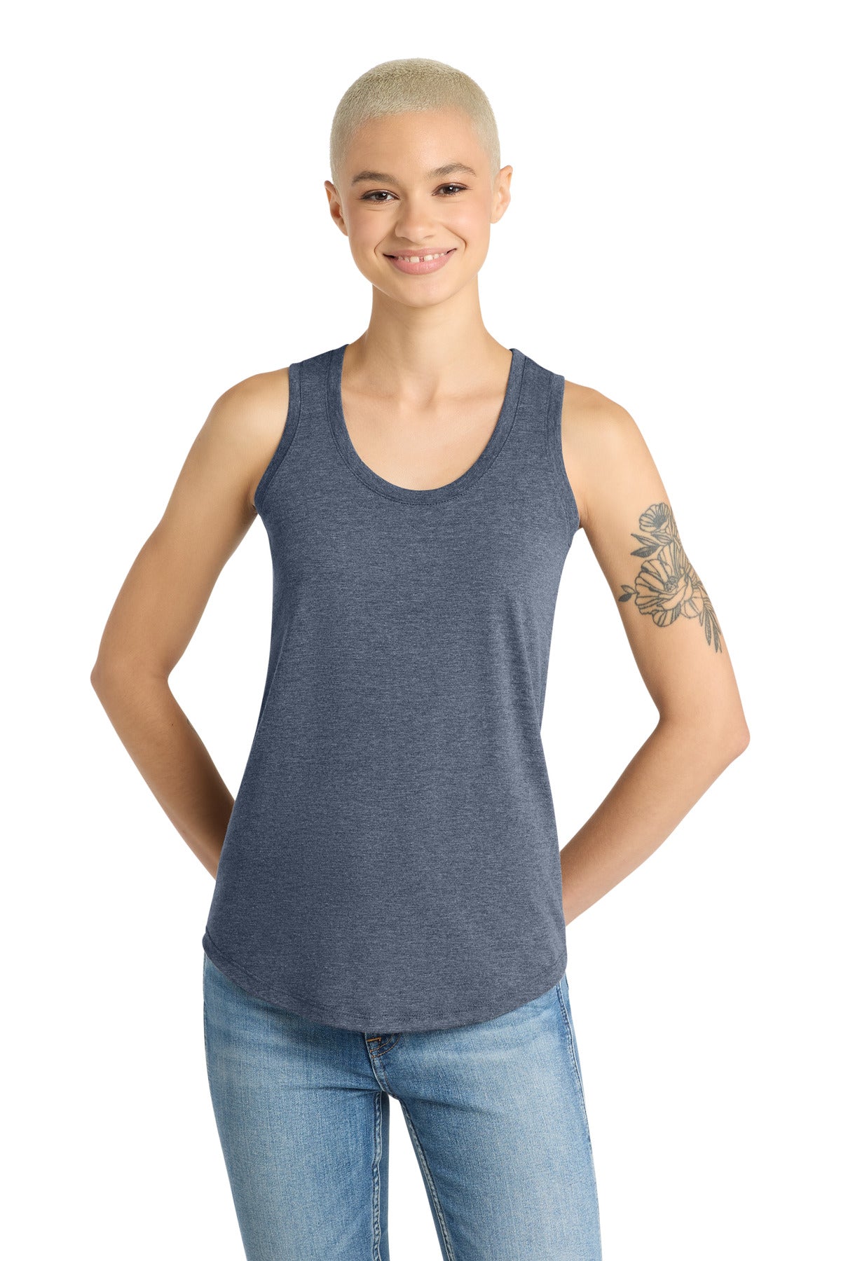 District Women's Perfect Tri Racerback Tank DM138L