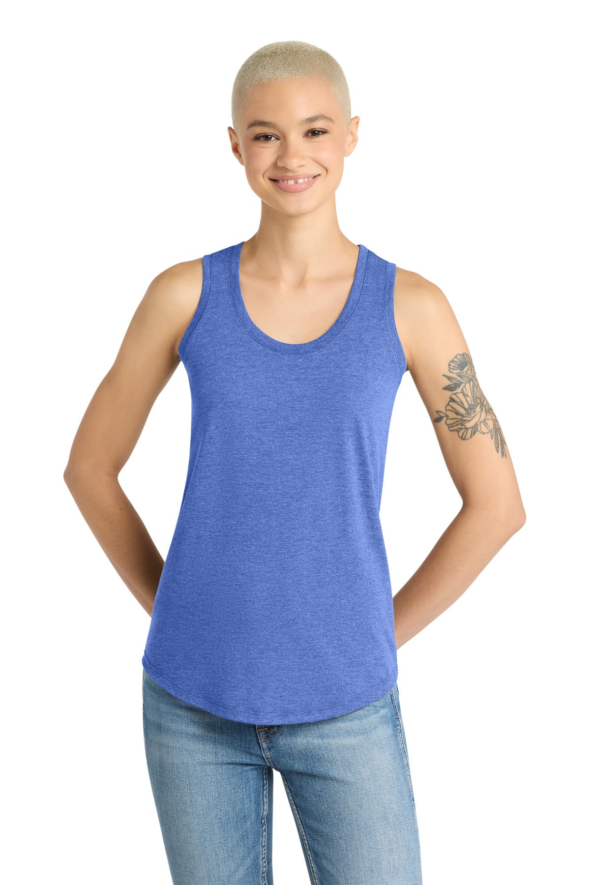 District Women's Perfect Tri Racerback Tank DM138L