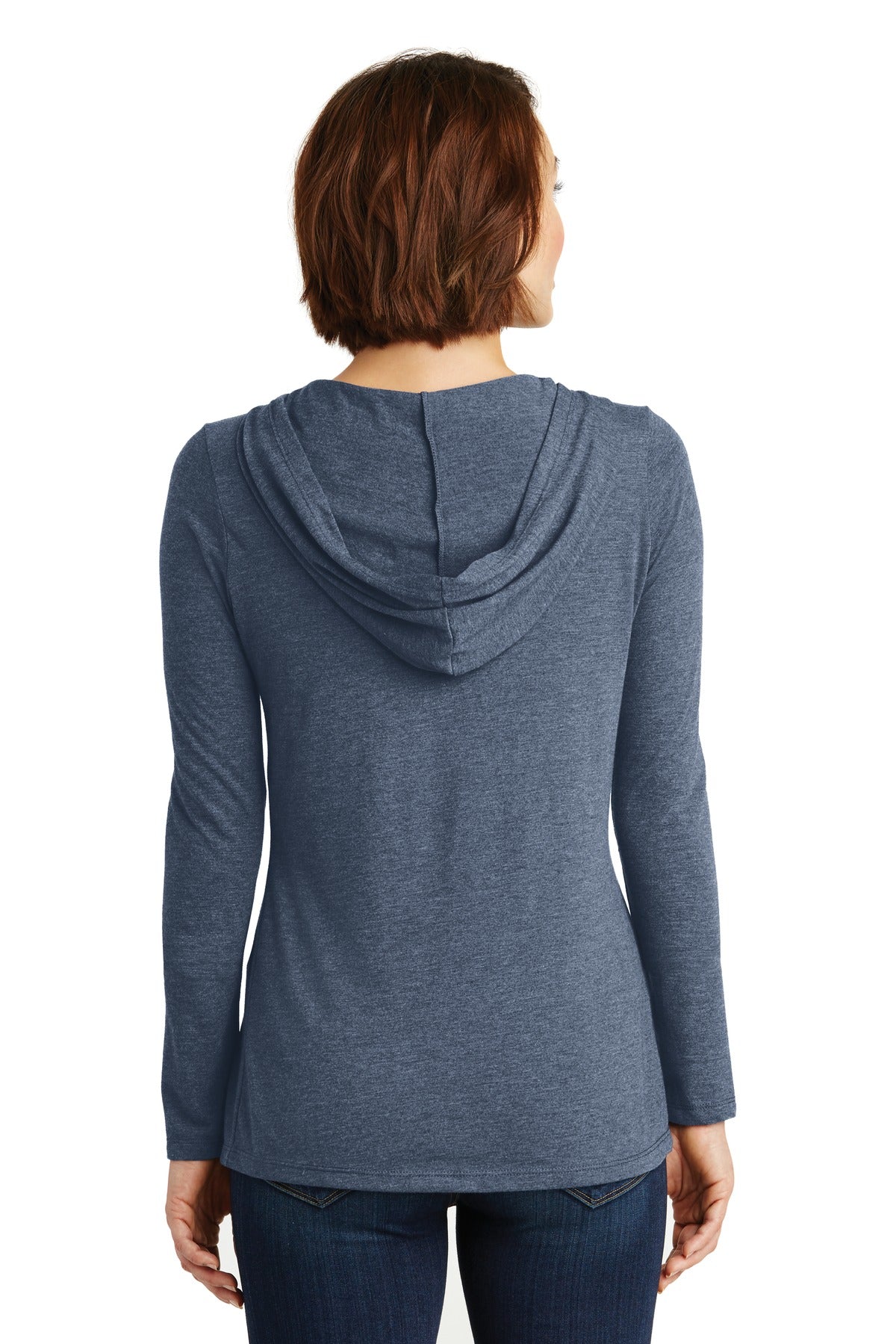 District Women's Perfect Tri Long Sleeve Hoodie DM139L