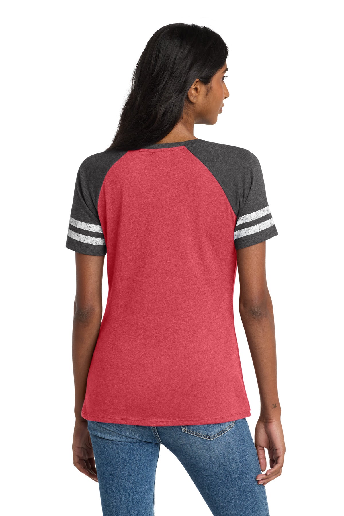 District Women's Game V-Neck Tee DM476