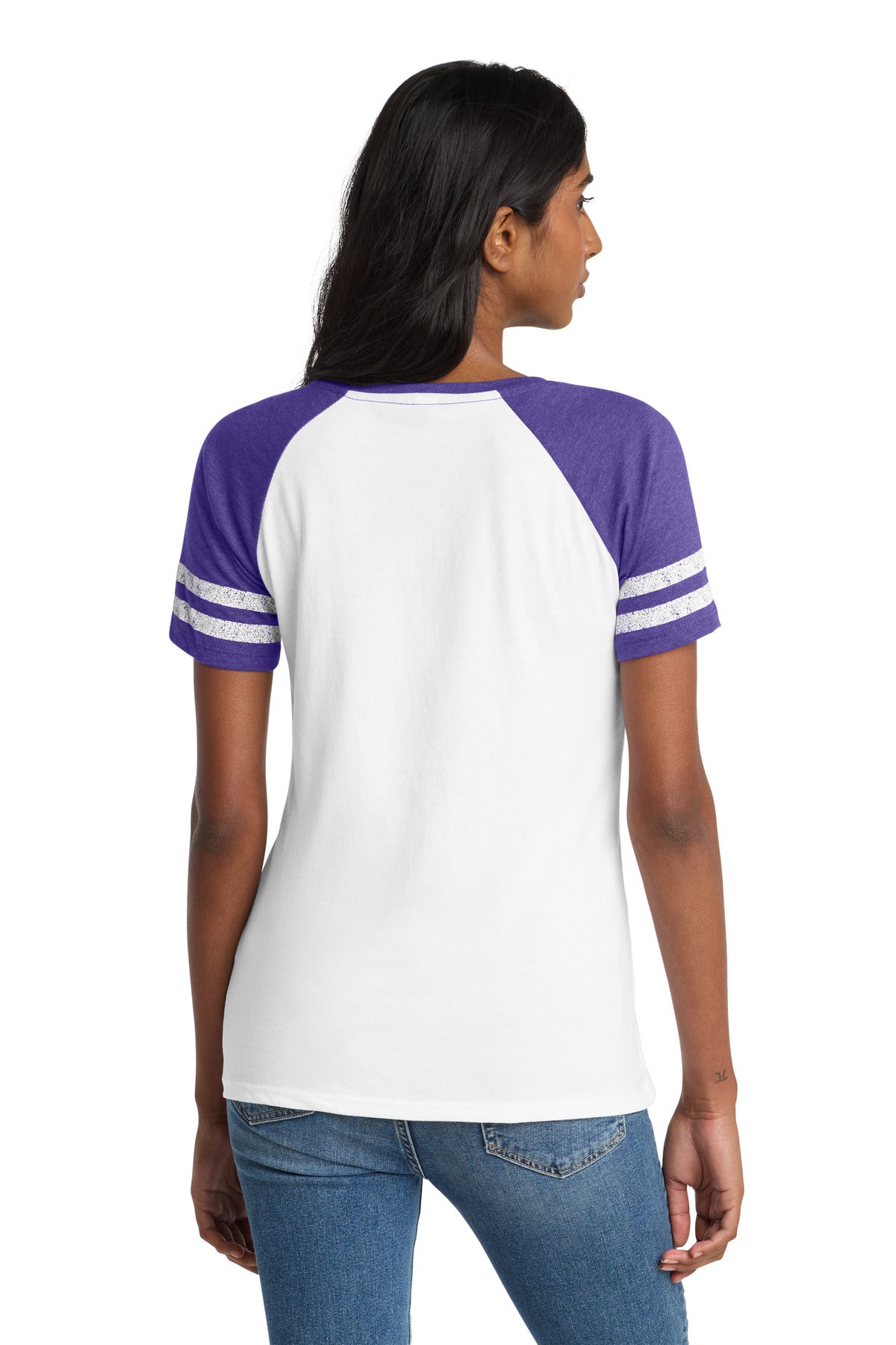District Women's Game V-Neck Tee DM476