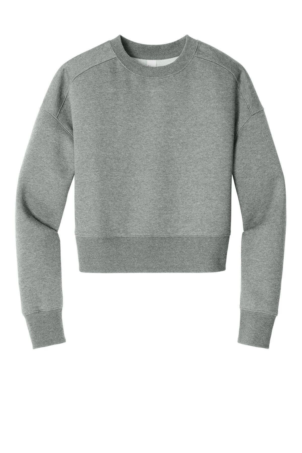 District Women's Perfect Weight Fleece Cropped Crew DT1105