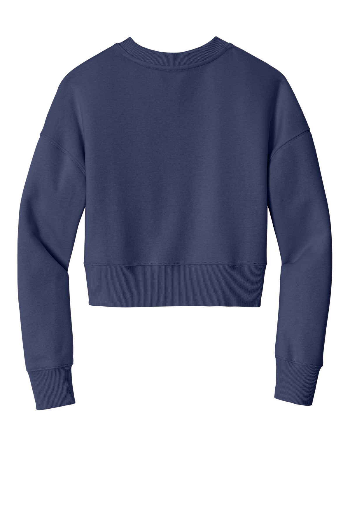District Women's Perfect Weight Fleece Cropped Crew DT1105