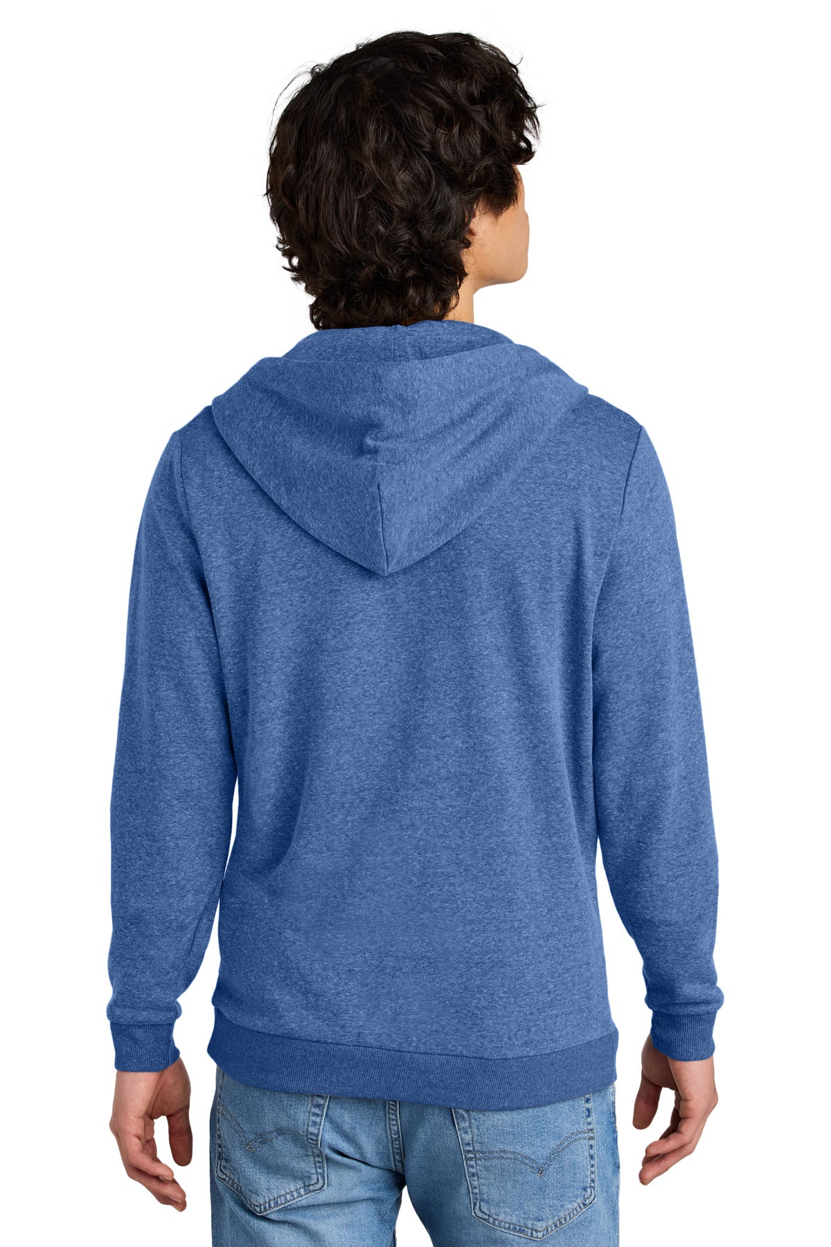 District Perfect Tri Fleece Full-Zip Hoodie DT1302