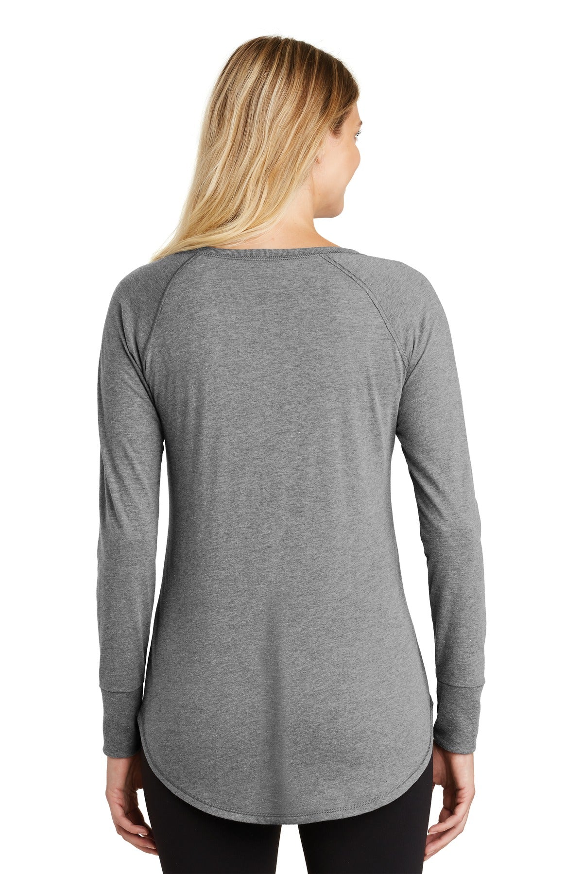 District Women's Perfect Tri Long Sleeve Tunic Tee DT132L