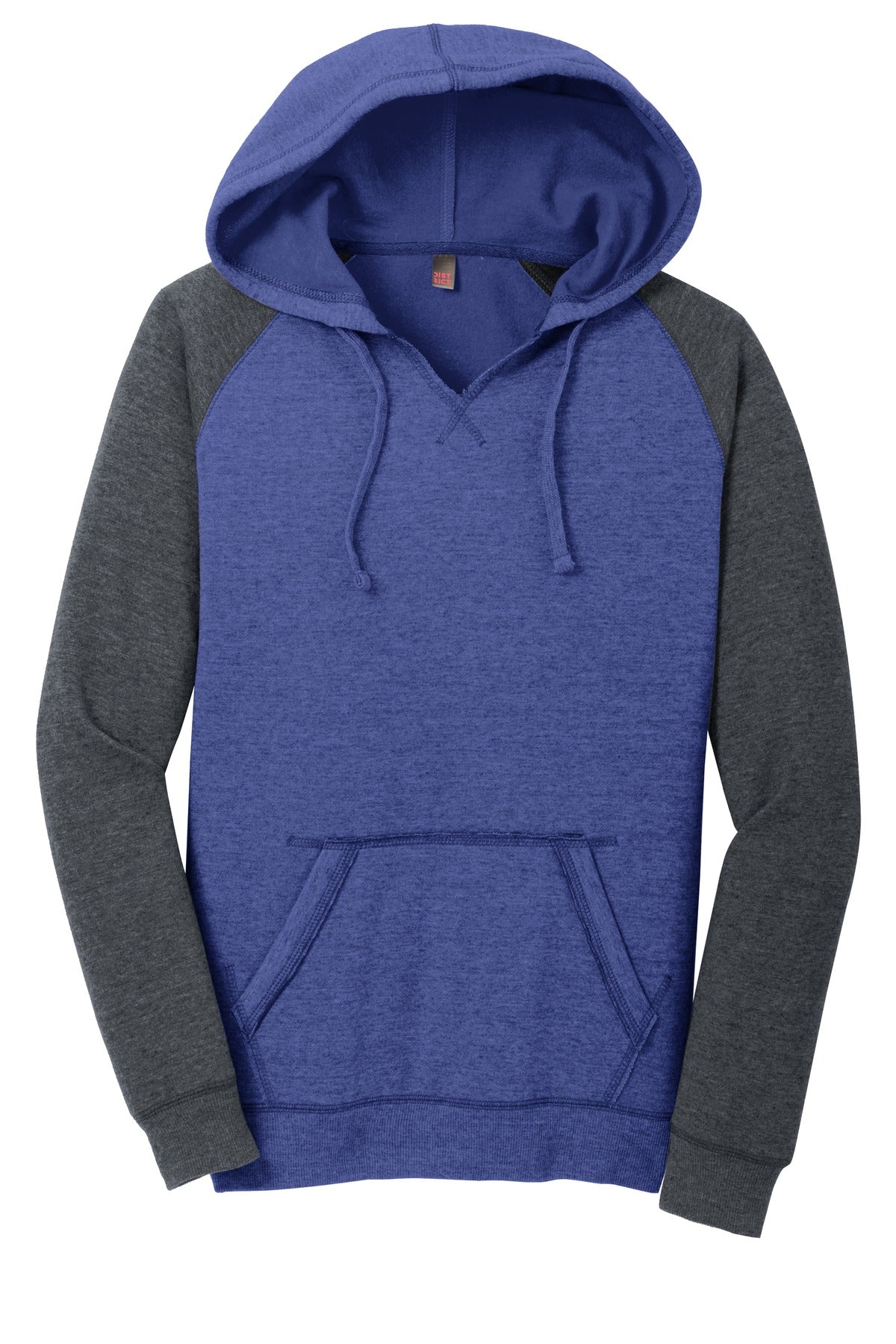 District Women's Lightweight Fleece Raglan Hoodie DT296