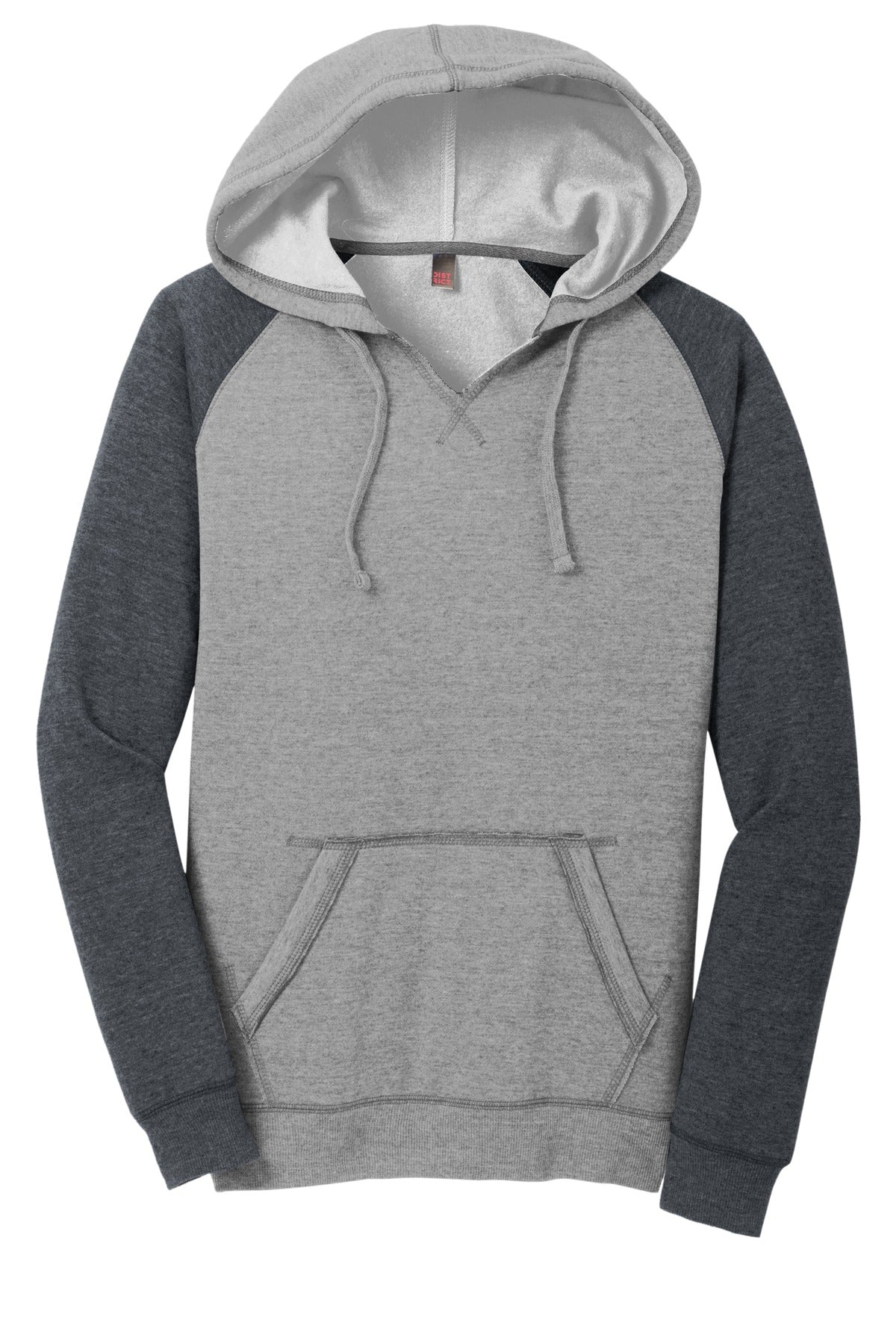 District Women's Lightweight Fleece Raglan Hoodie DT296