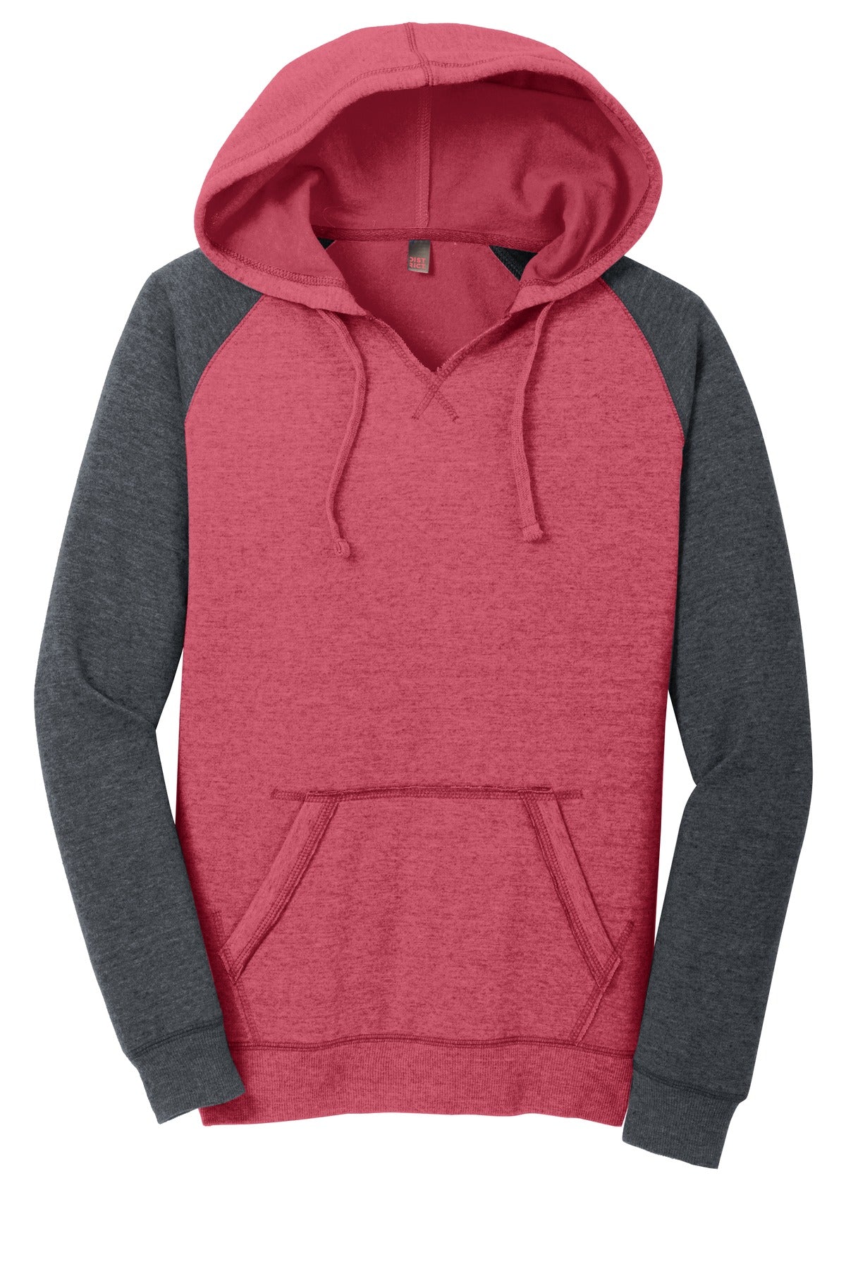 District Women's Lightweight Fleece Raglan Hoodie DT296