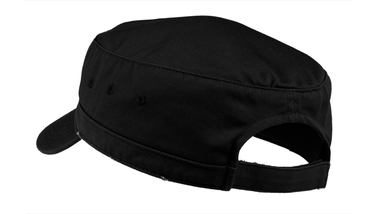 District Distressed Military Hat DT605