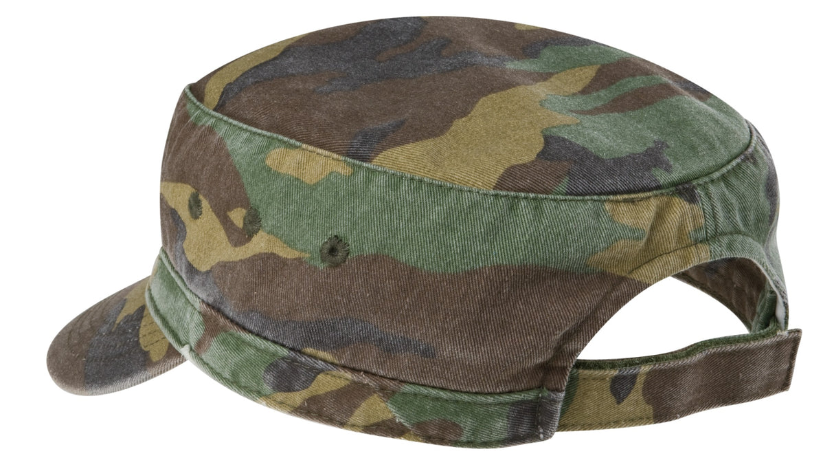 District Distressed Military Hat DT605