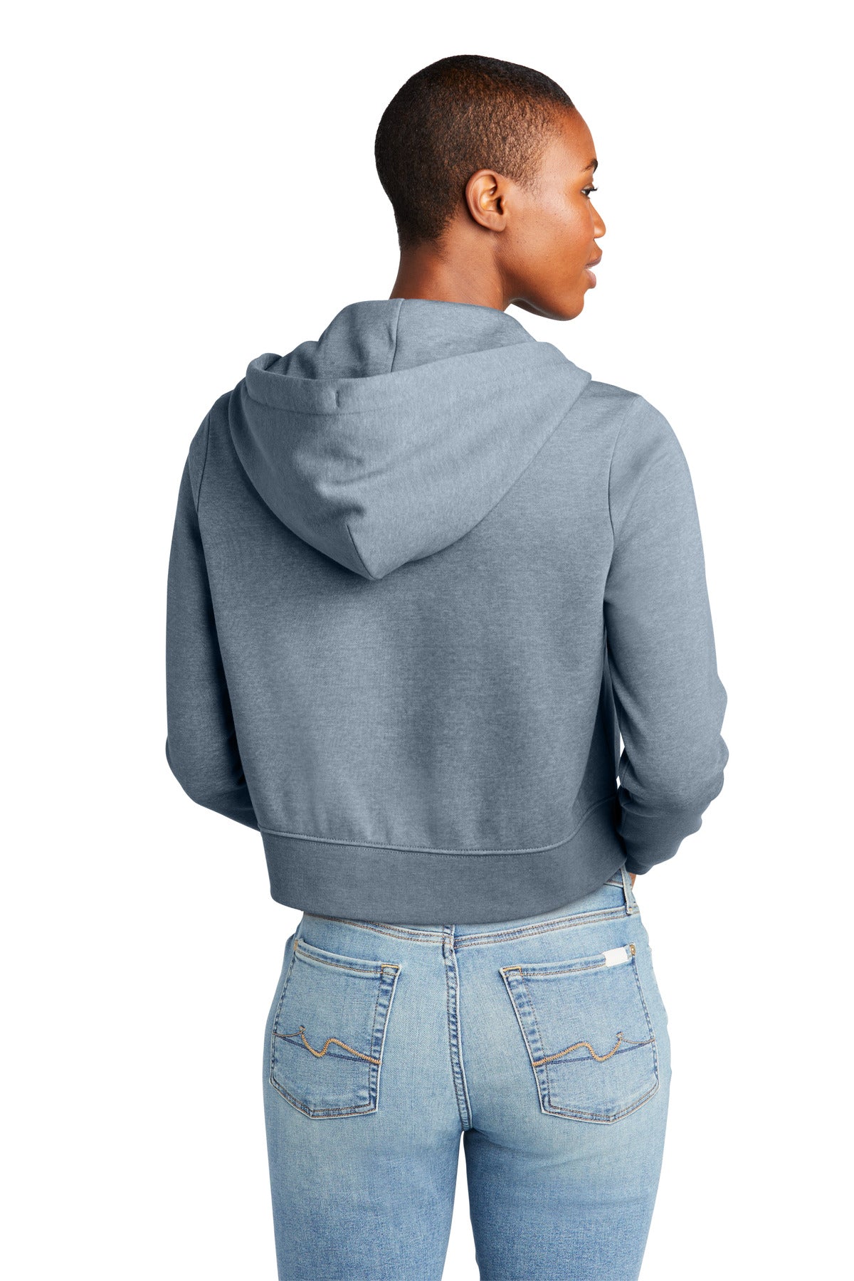 District Women's V.I.T. Fleece Full-Zip Hoodie DT6103