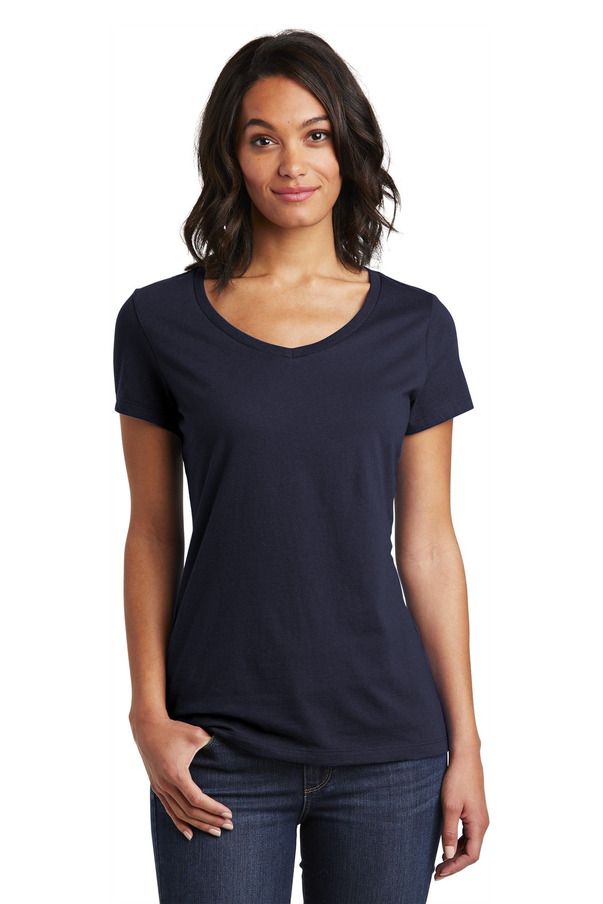 District Women's Very Important Tee V-Neck DT6503