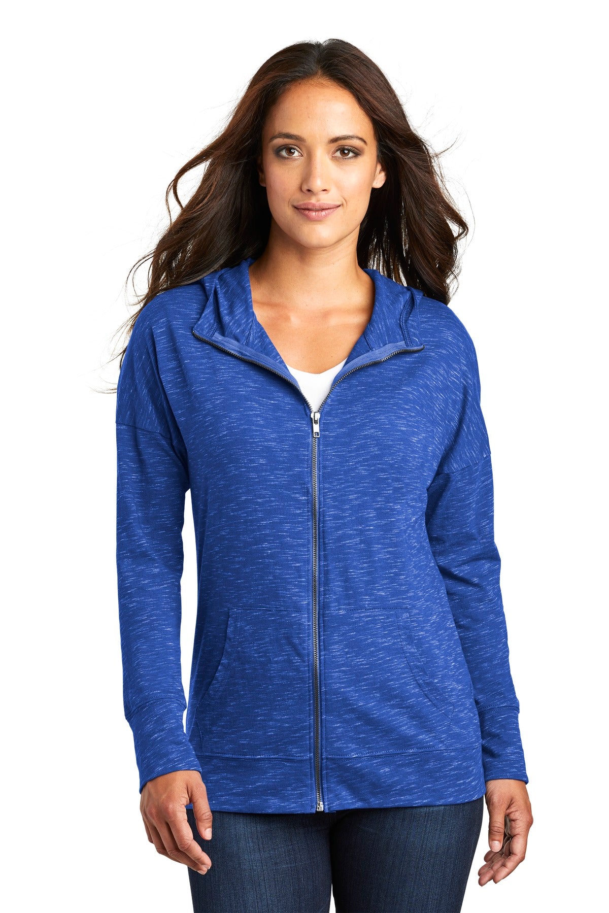 District Women's Medal Full-Zip Hoodie DT665