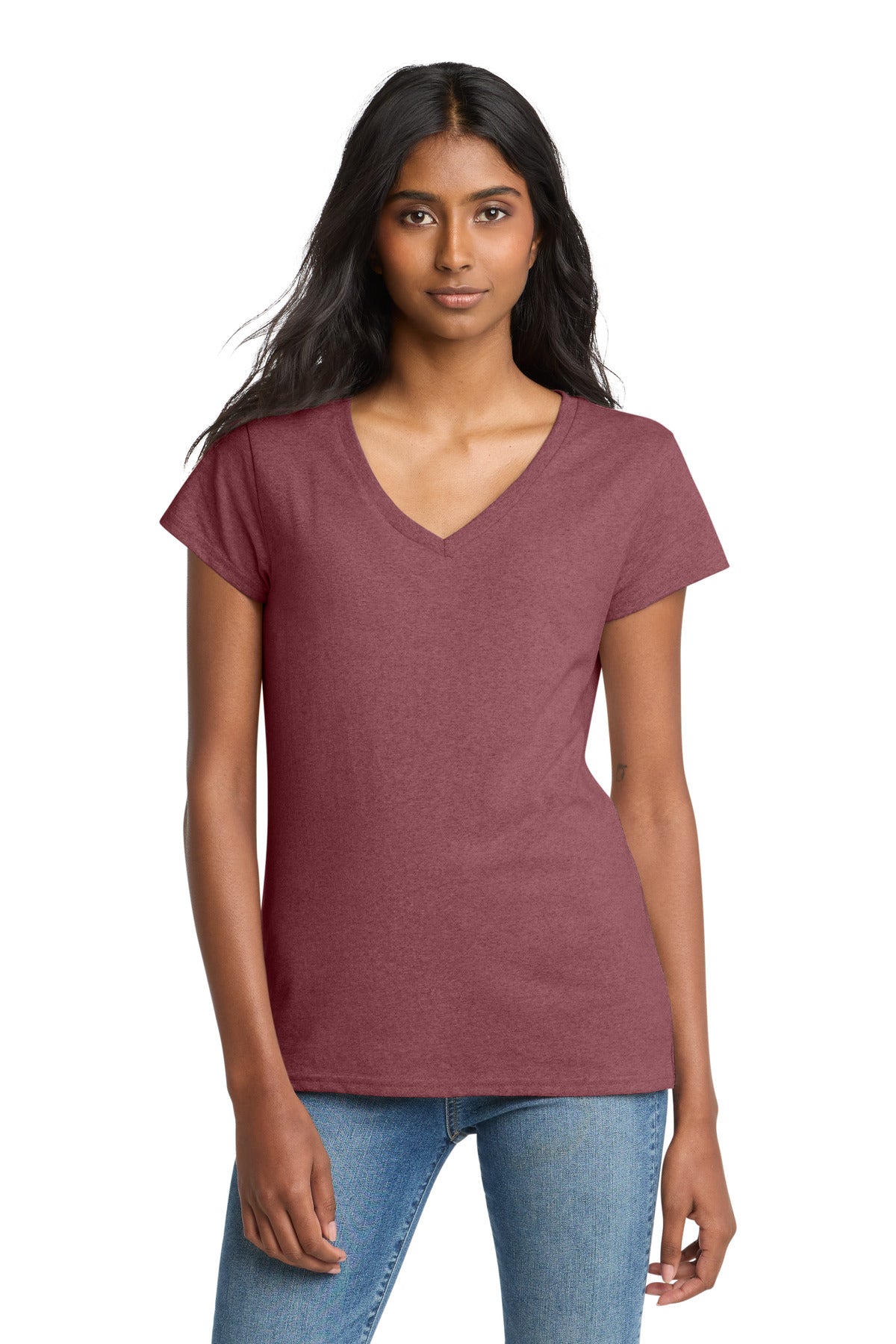 District Women's Re-Tee V-Neck DT8001