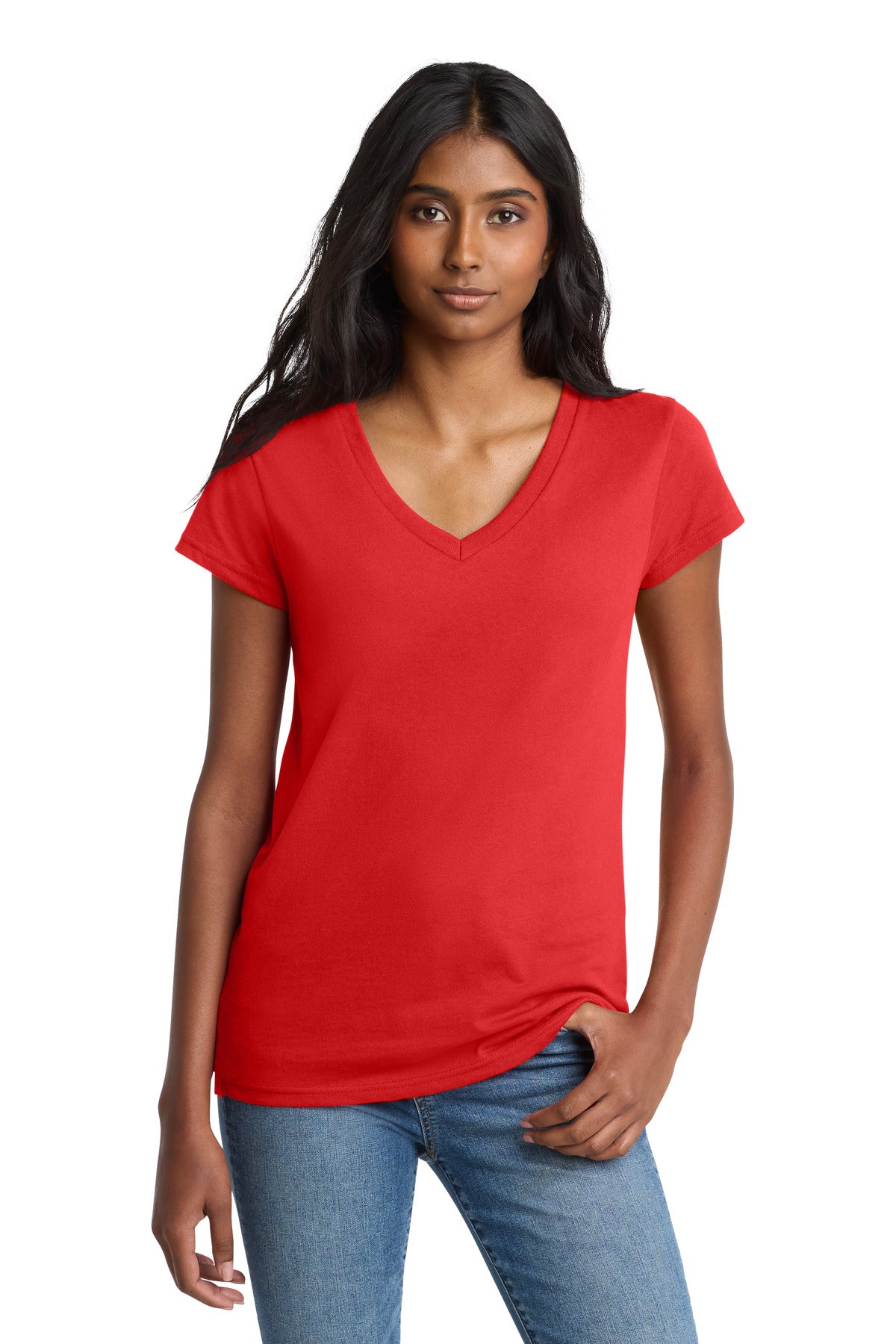 District Women's Re-Tee V-Neck DT8001