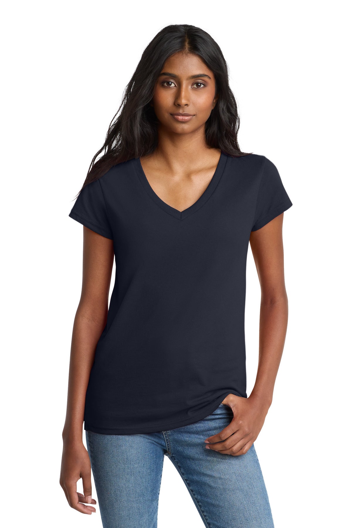 District Women's Re-Tee V-Neck DT8001