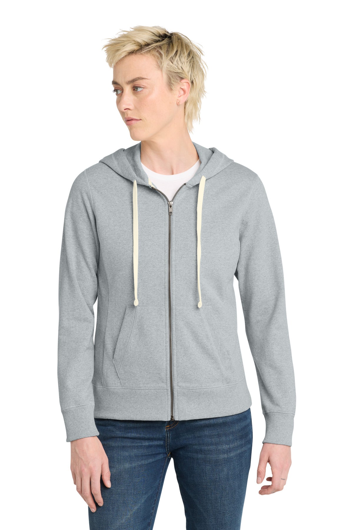 District Women's Re-Fleece Full-Zip Hoodie DT8103