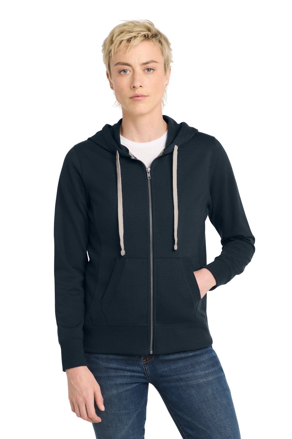 District Women's Re-Fleece Full-Zip Hoodie DT8103
