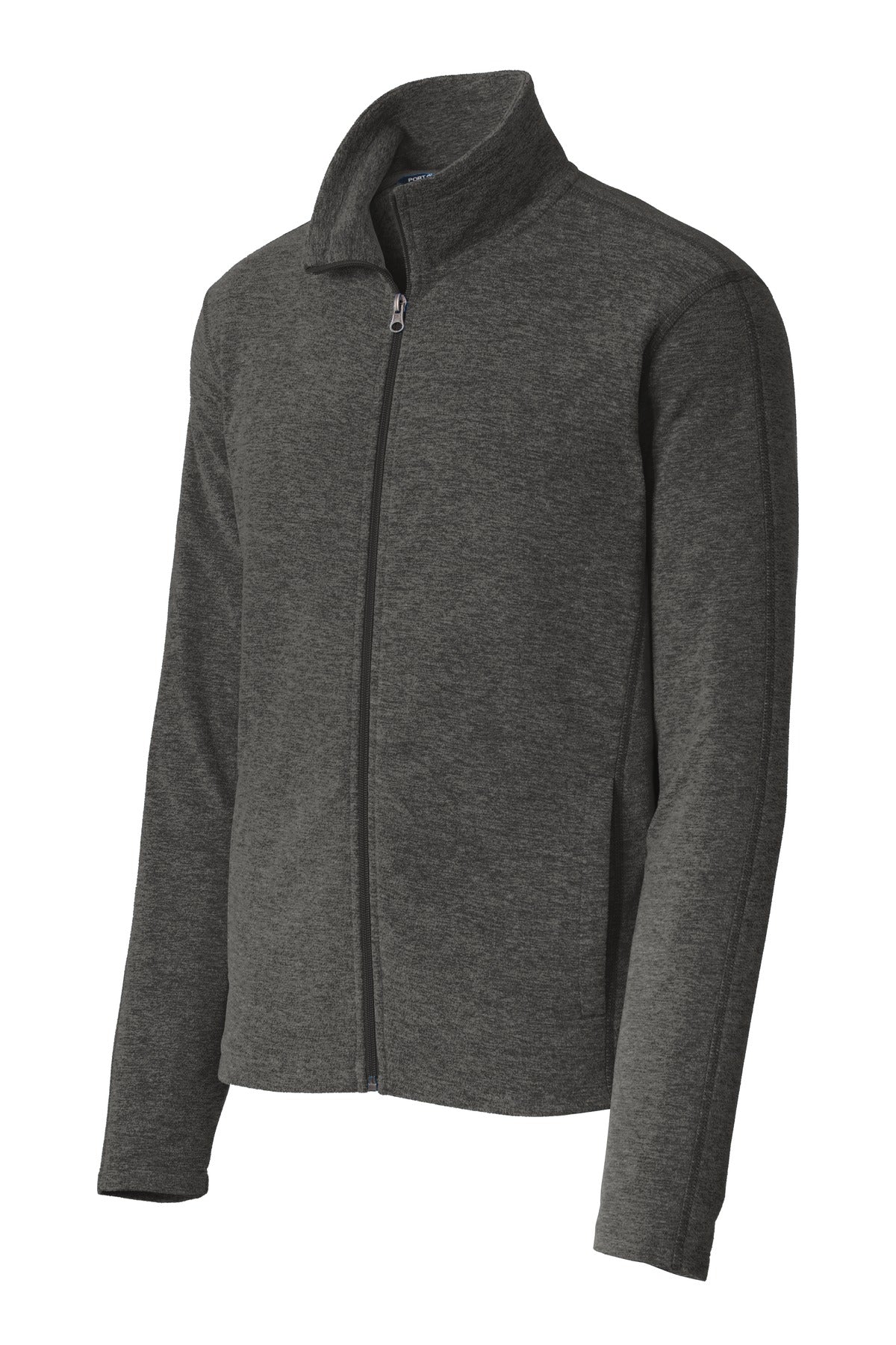 Port Authority Heather Microfleece Full-Zip Jacket F235